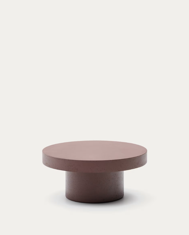 Aigablava Cement Coffee table in terracotta