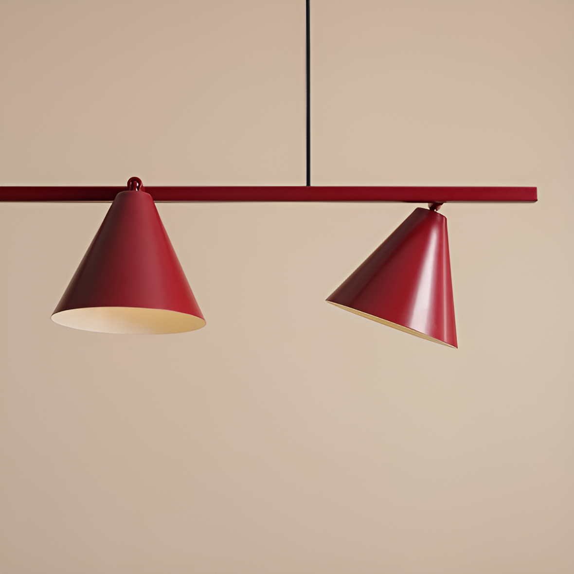 Hanglamp FORM QUATRO bordeaux