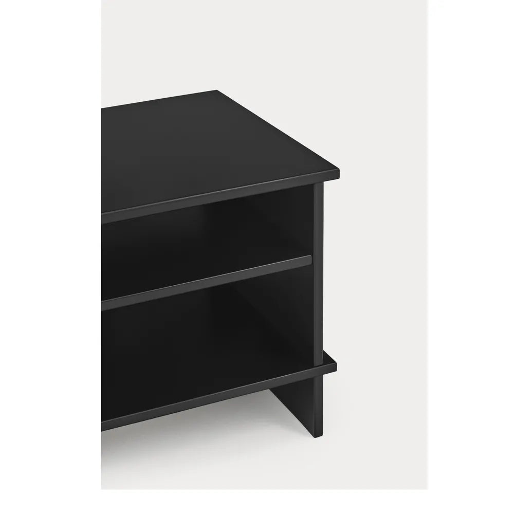 Szafka nocna INARI czarny – styl minimalistyczny