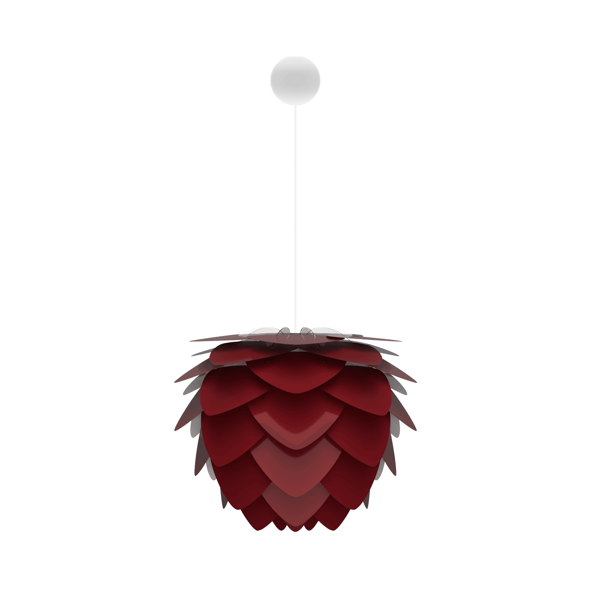 Abażur ALUVIA rubinowy UMAGE Eye on Design