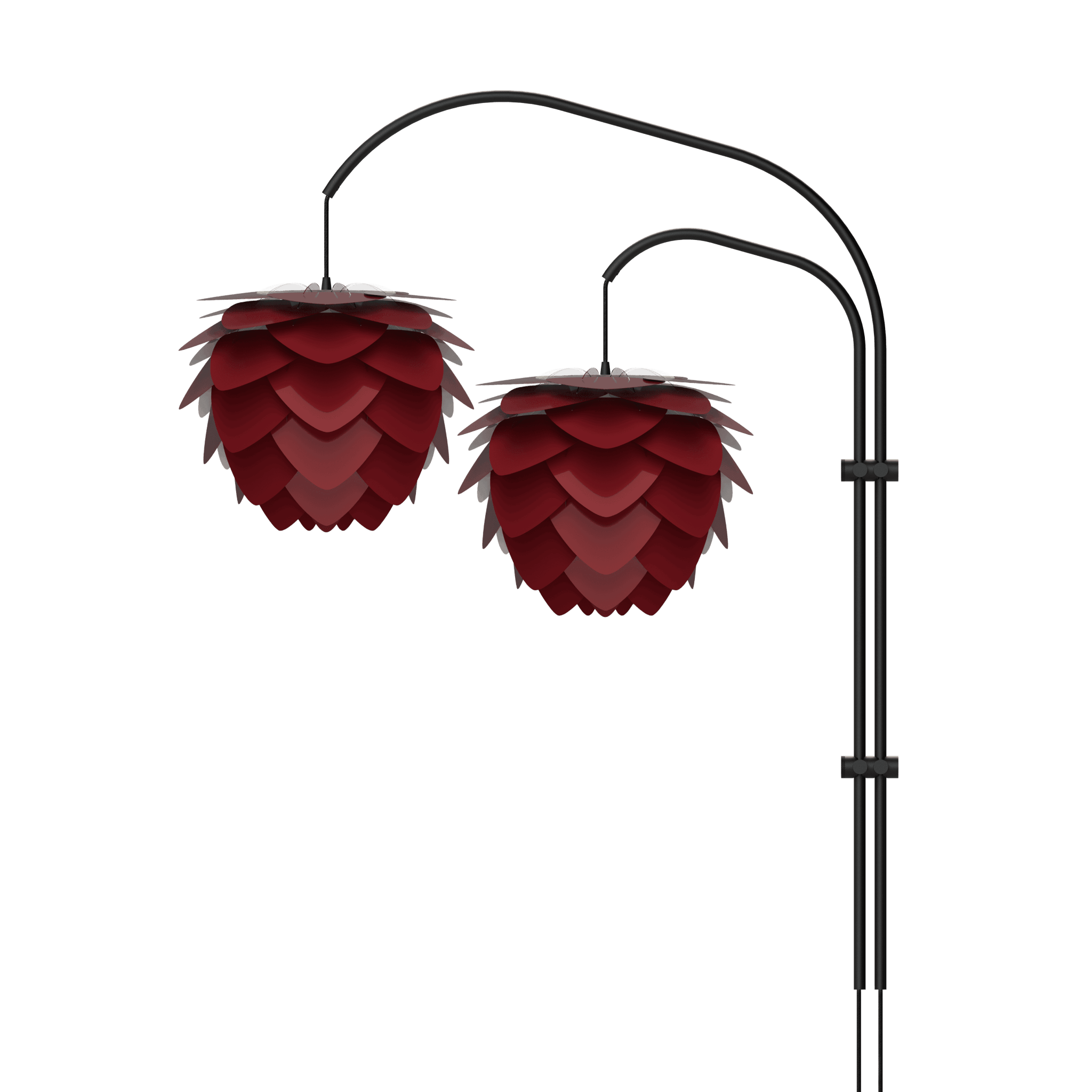 Abażur ALUVIA rubinowy UMAGE Eye on Design