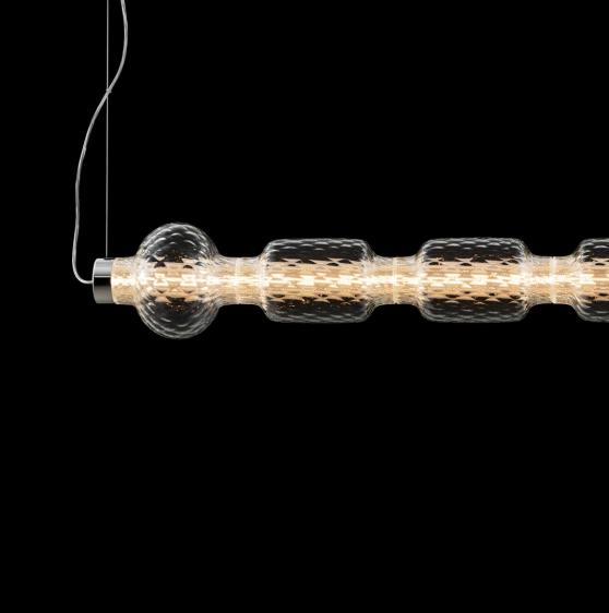 Hanglamp ALAMBICCO HORIZONTAAL geblazen glas