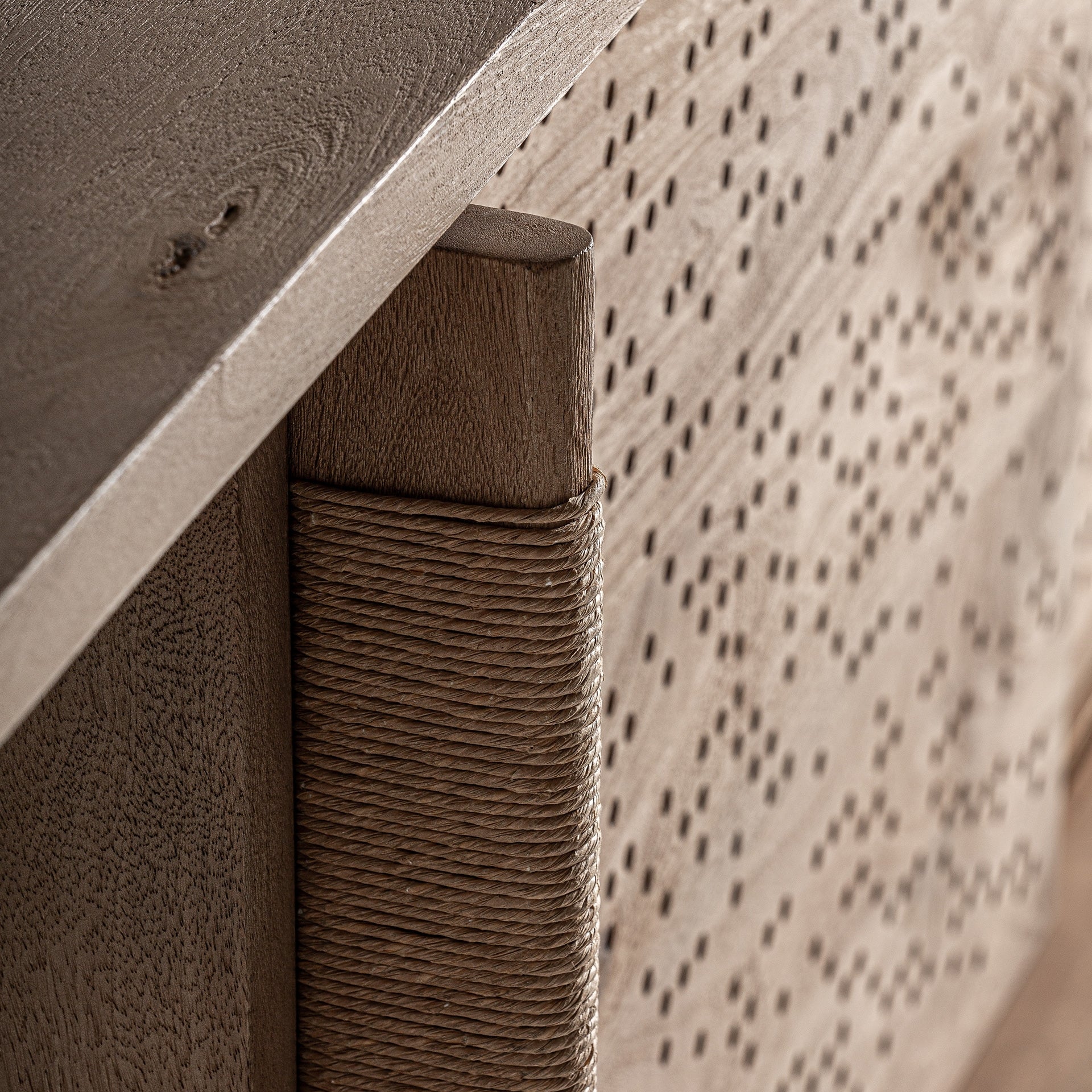 Komoda JACQUARD drewno mango – styl nowoczesny
