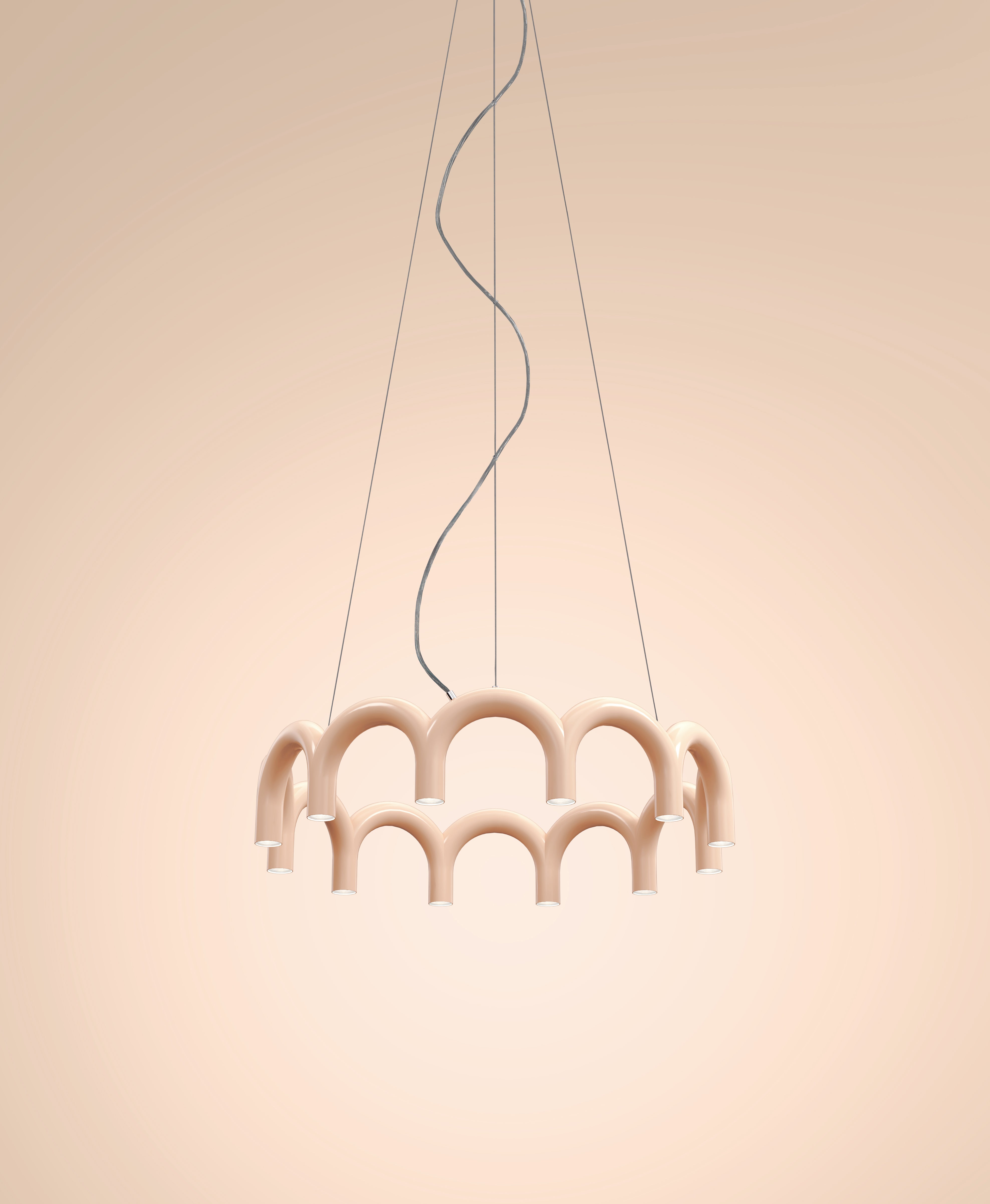 Hanglamp ARCH CIRCLE beige