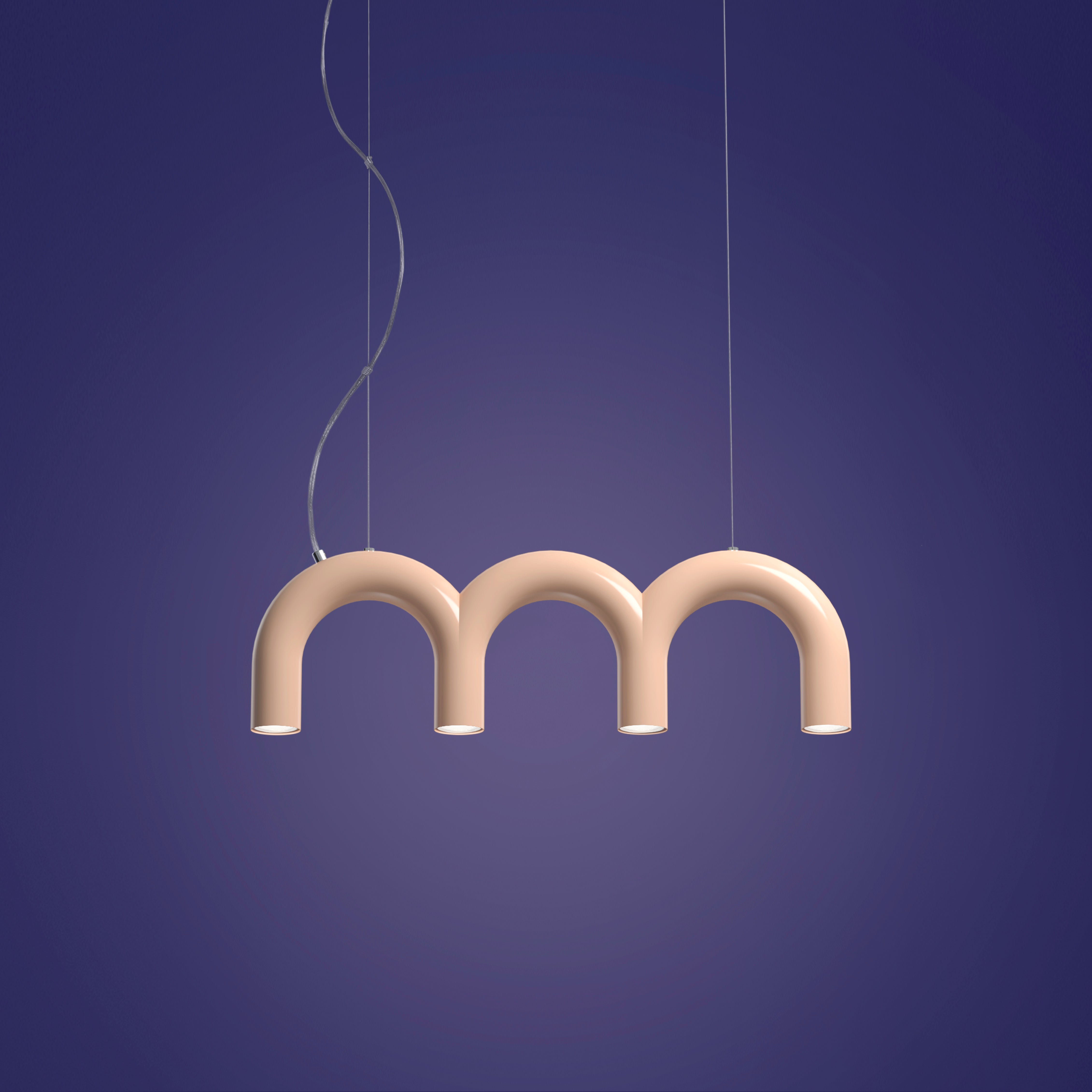 ARCH TRIPLETTE pendant lamp beige