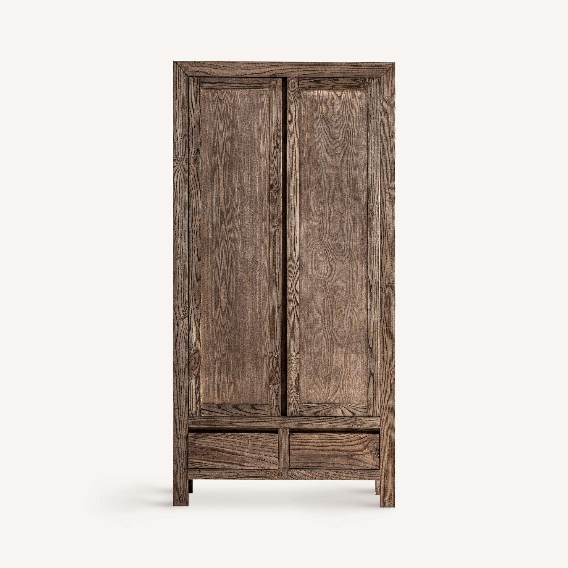 Kleiderschrank THOUARS aus Ulmenholz