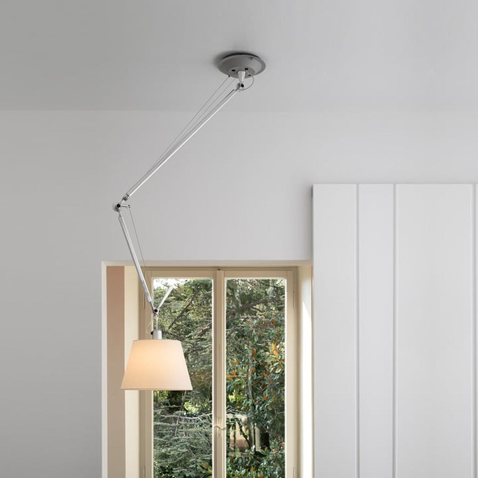 Pendelleuchte TOLOMEO Pergamin