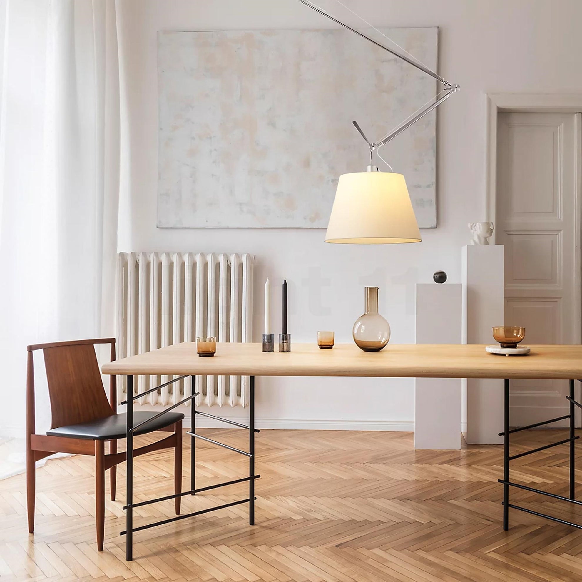 Pendelleuchte TOLOMEO Pergamin