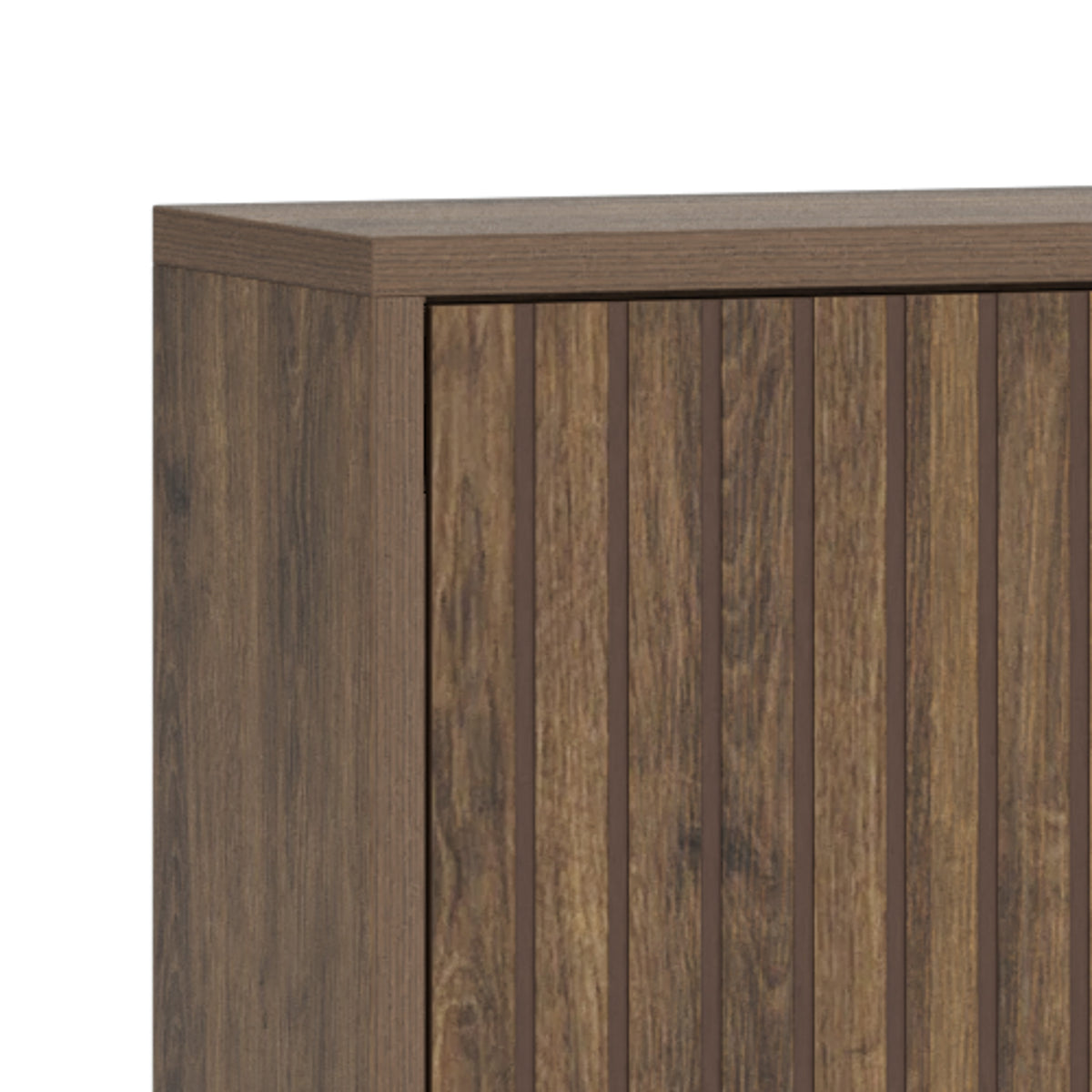 Schoenenkast ALBANY donker eiken melamine