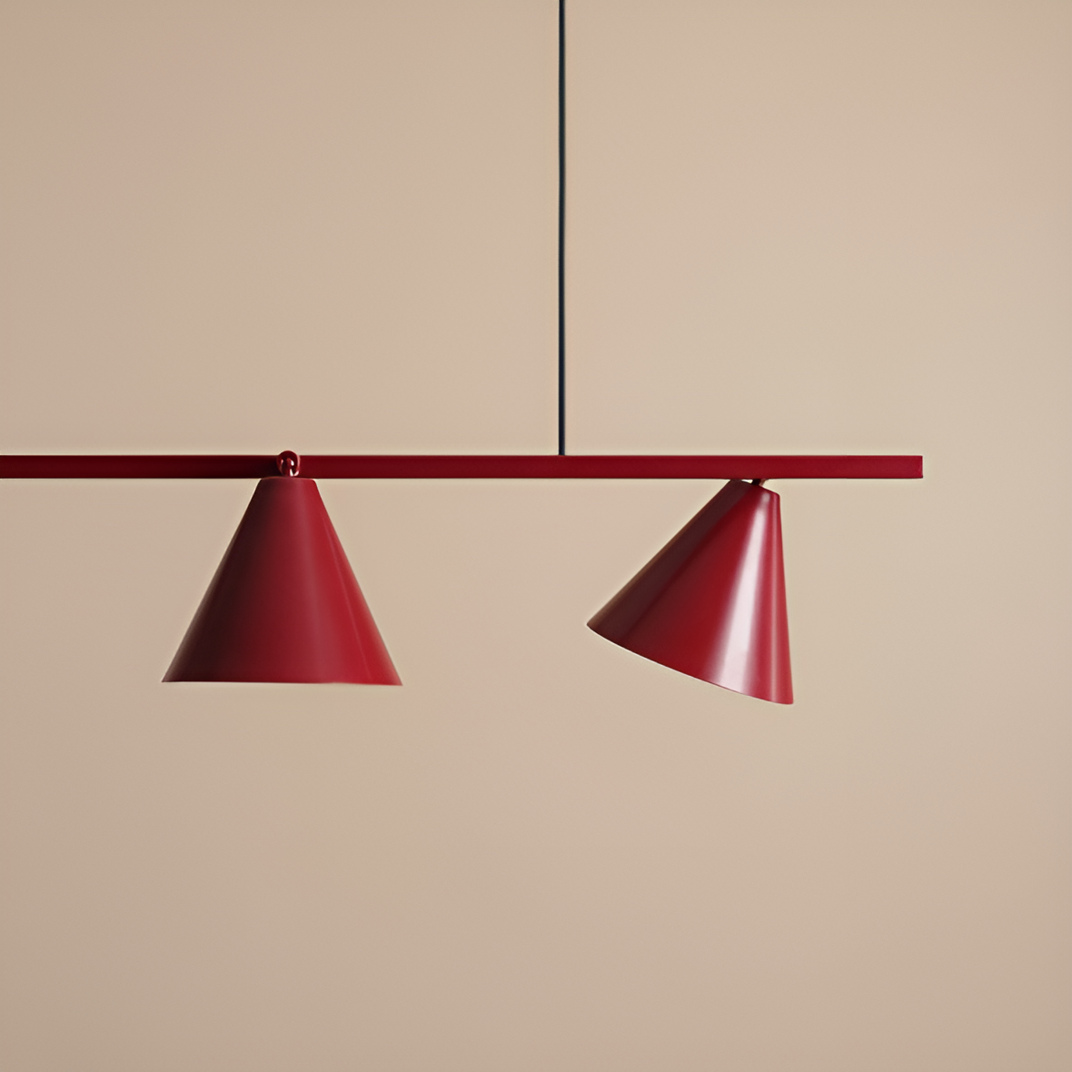Hanglamp FORM QUATRO bordeaux