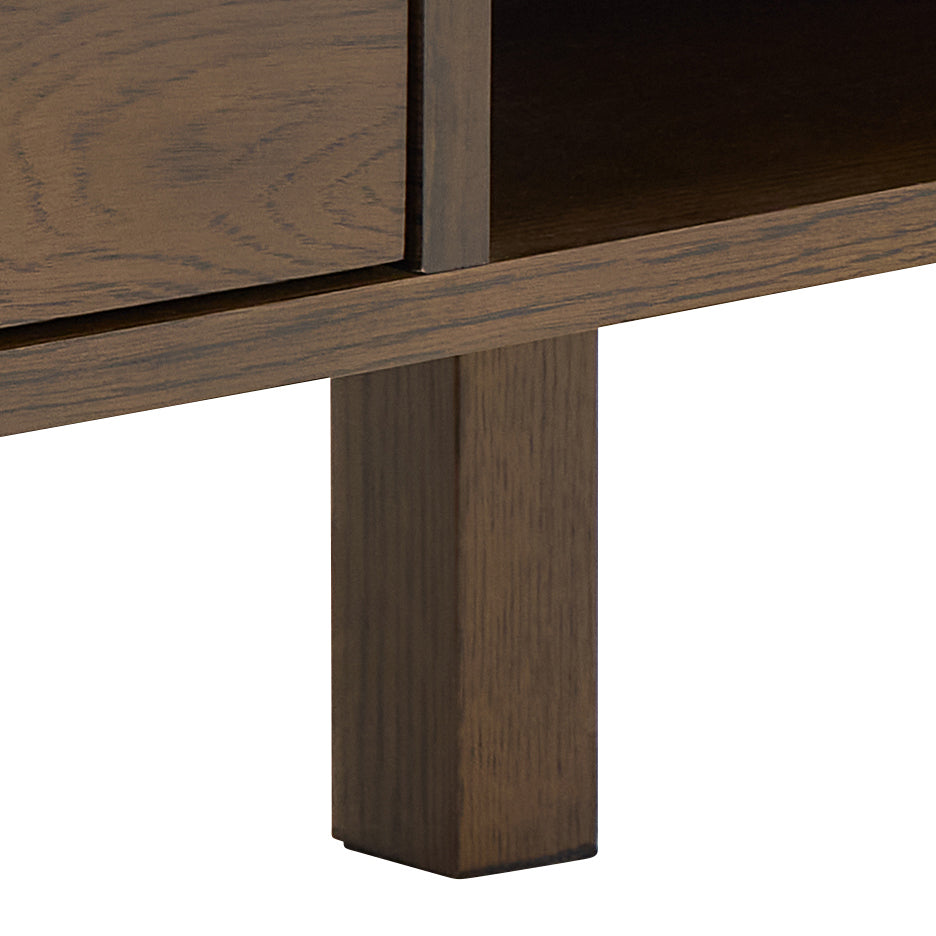 SOUTHAMPTON coffee table with drawer, oak veneer with ceramic top