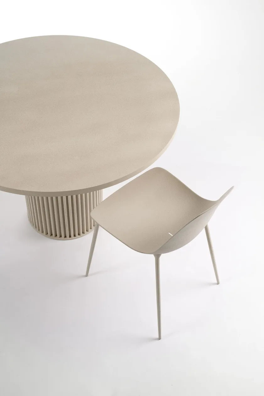 Ronde buiten tafel HERCLE beige