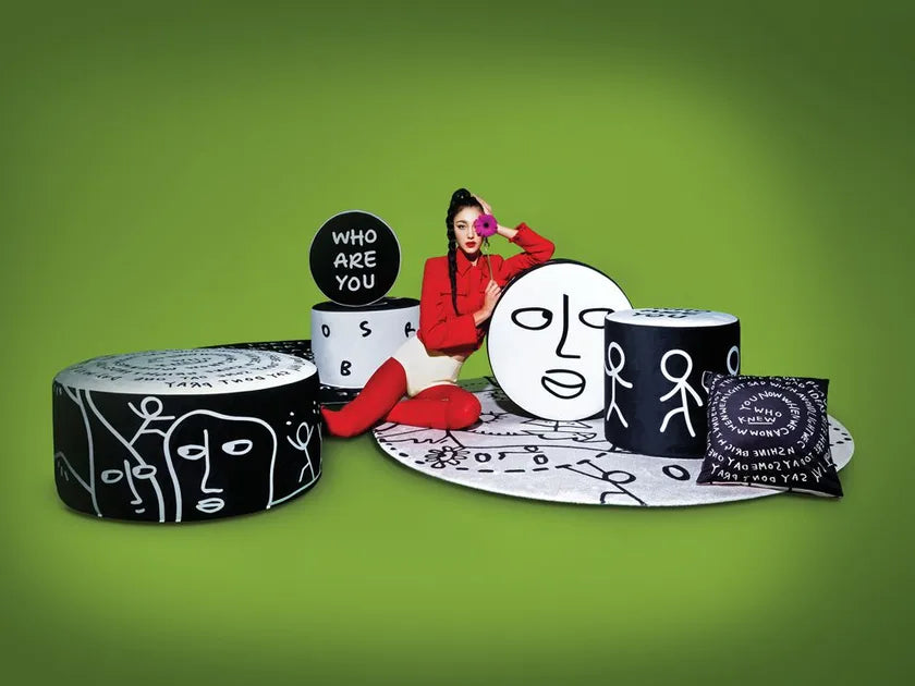 Tapijt WHISPERING WAVES wit