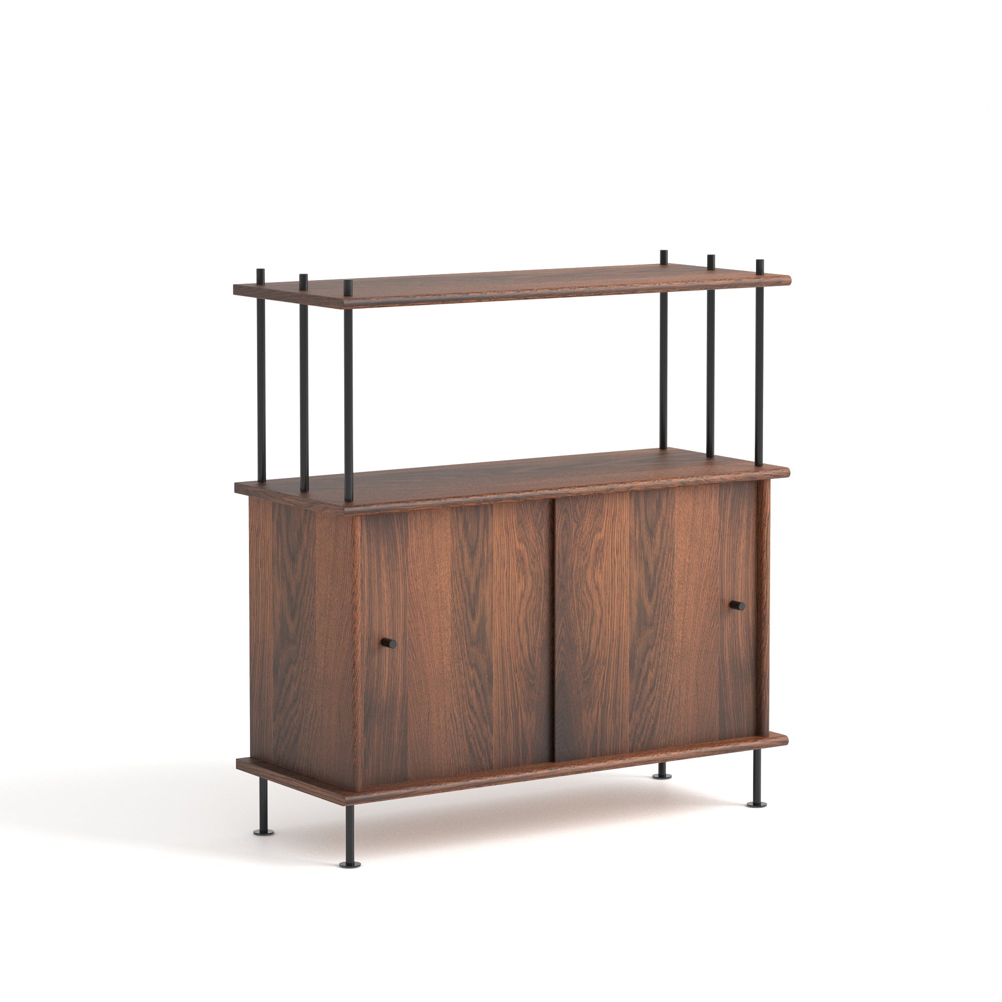 BAVA 100 kast donker eikenhout