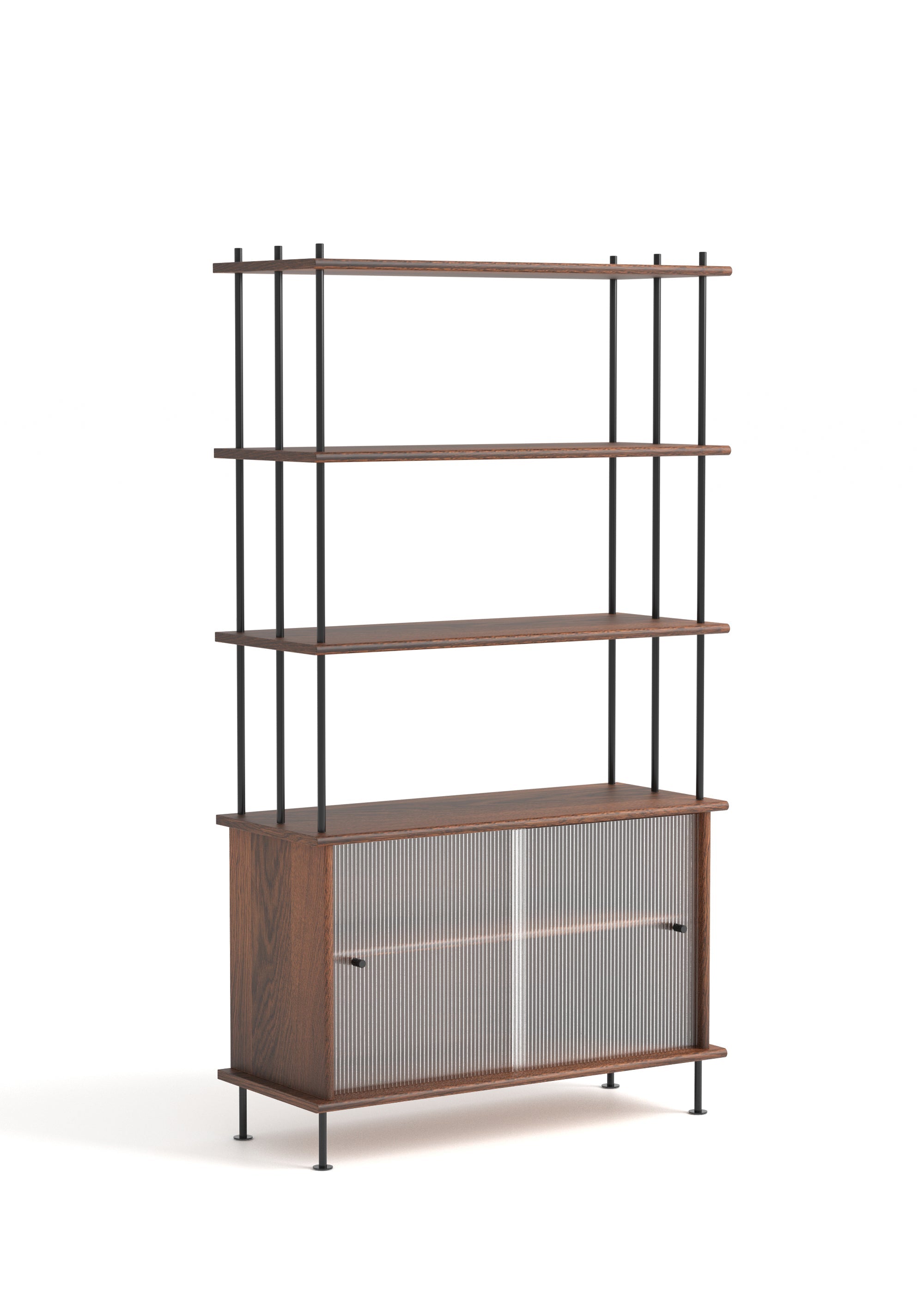 BAVA 100 kast donker eikenhout