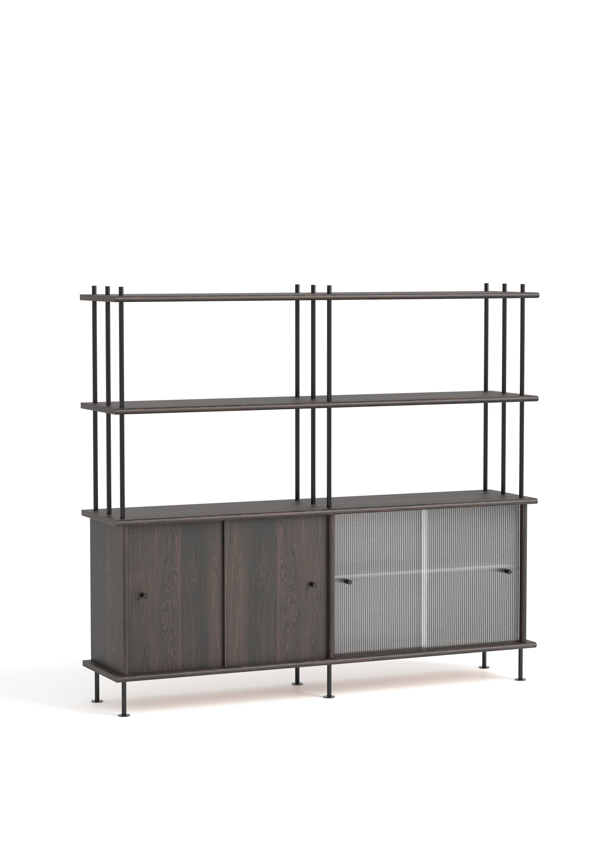 BAVA 160 Cabinet in Ebony Oak Wood