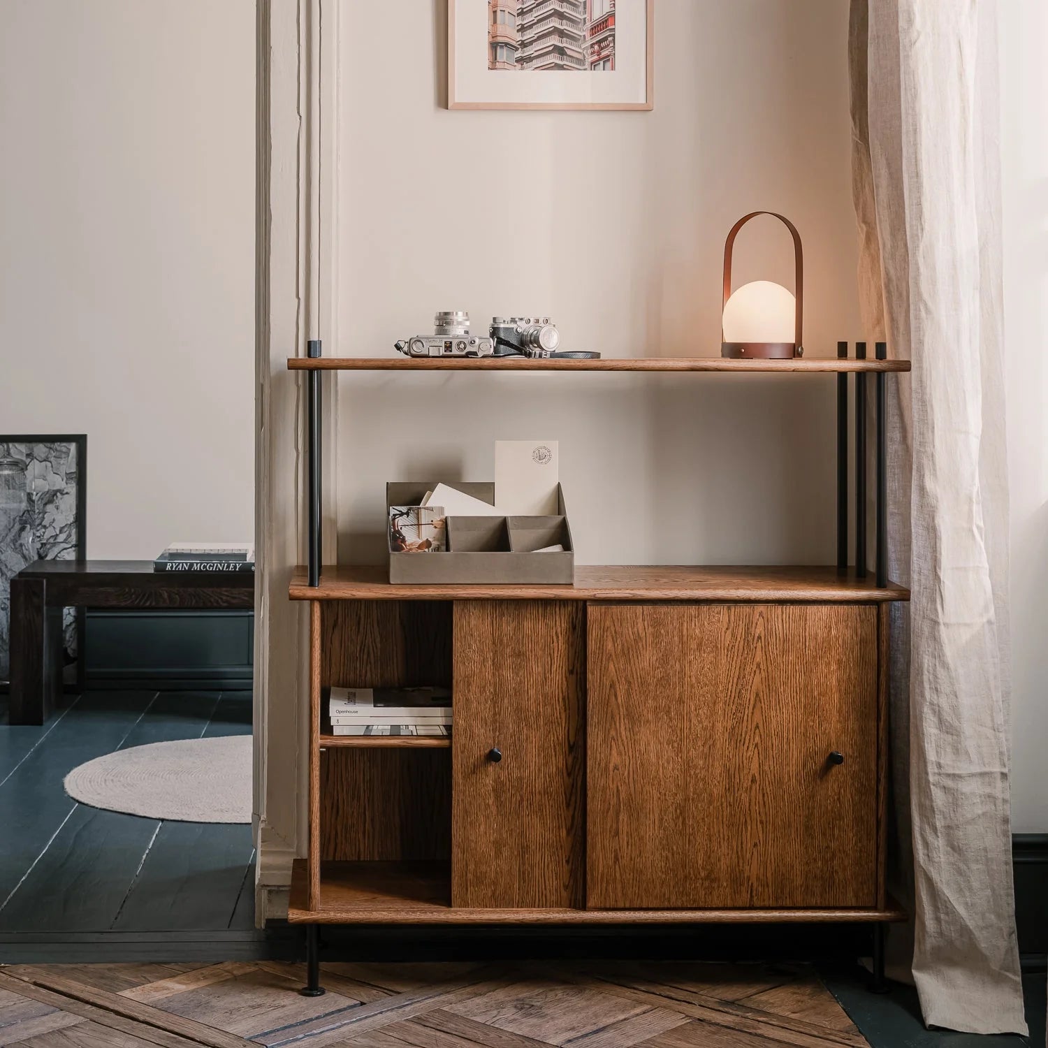 BAVA 100 kast donker eikenhout