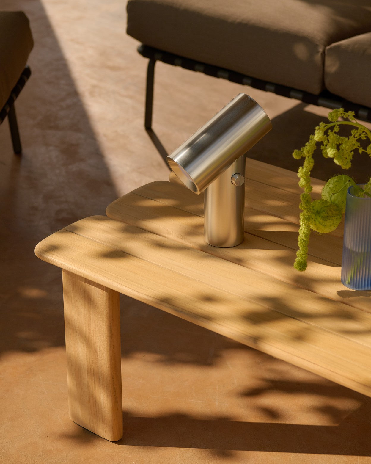 Draagbare lamp BEAM gepolijst aluminium
