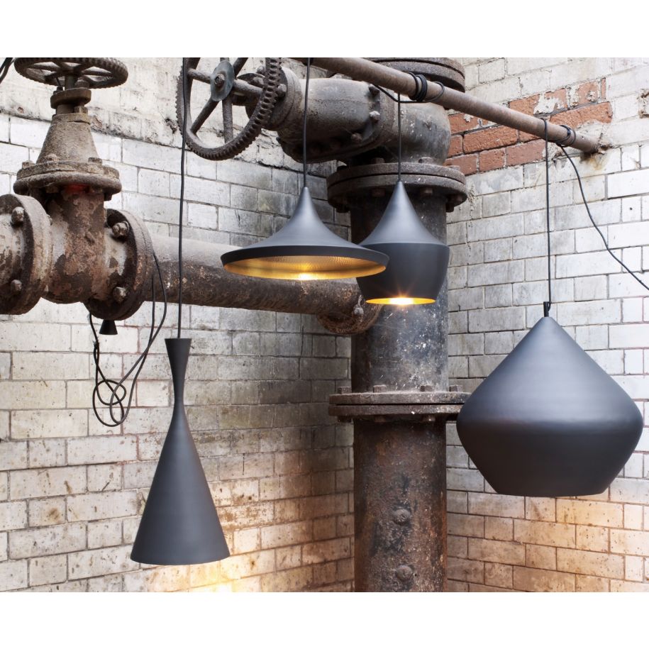 Hanglamp BEAT zwart met koper