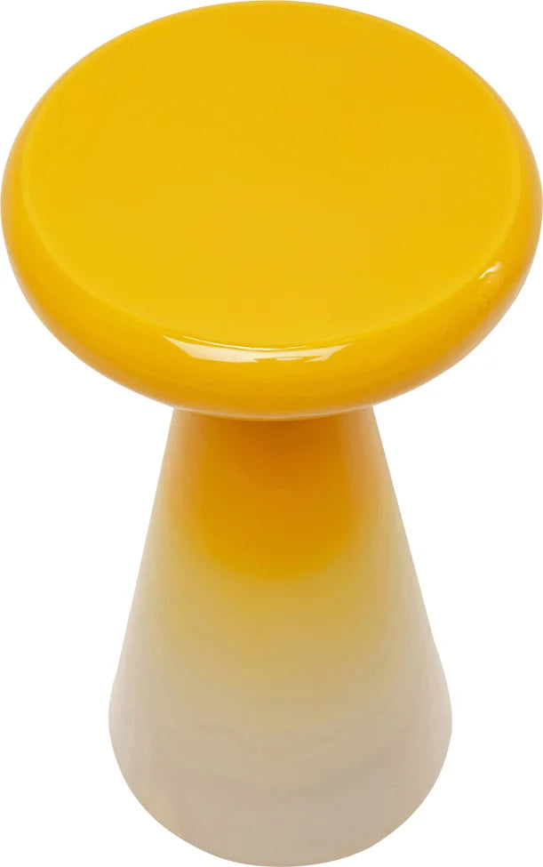 Gele RICI bijzettafel met beige