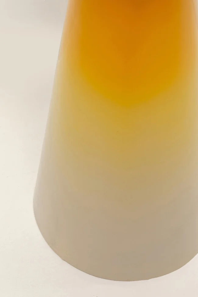 Gele RICI bijzettafel met beige