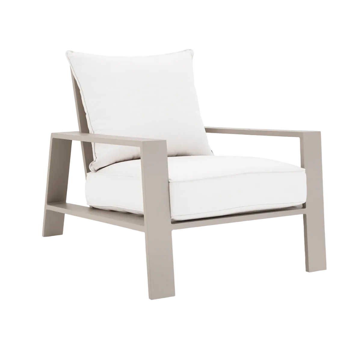 Buitenfauteuil BELLE VUE gebroken wit