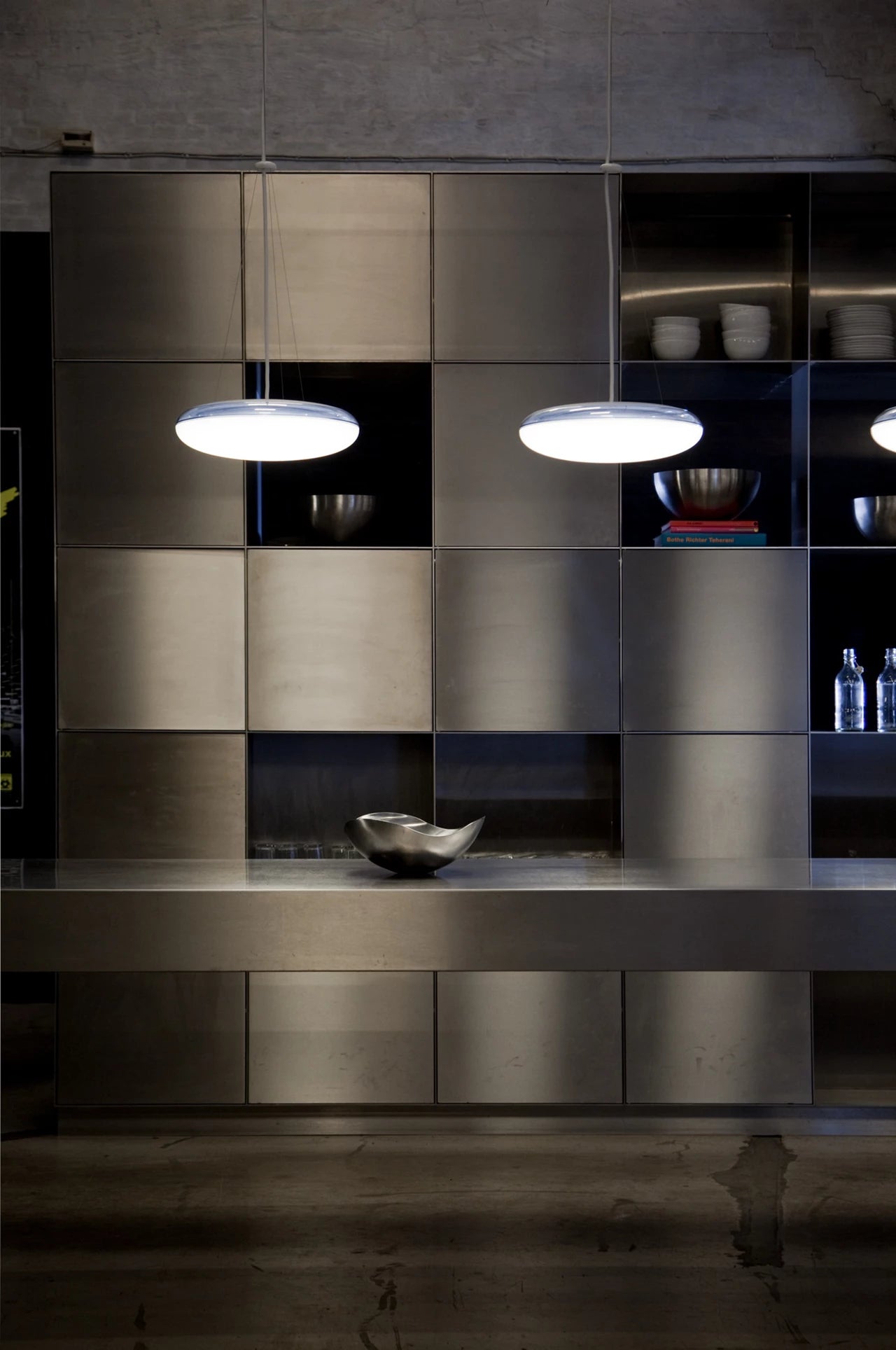 Hanglamp SILVERBACK wit met zilver