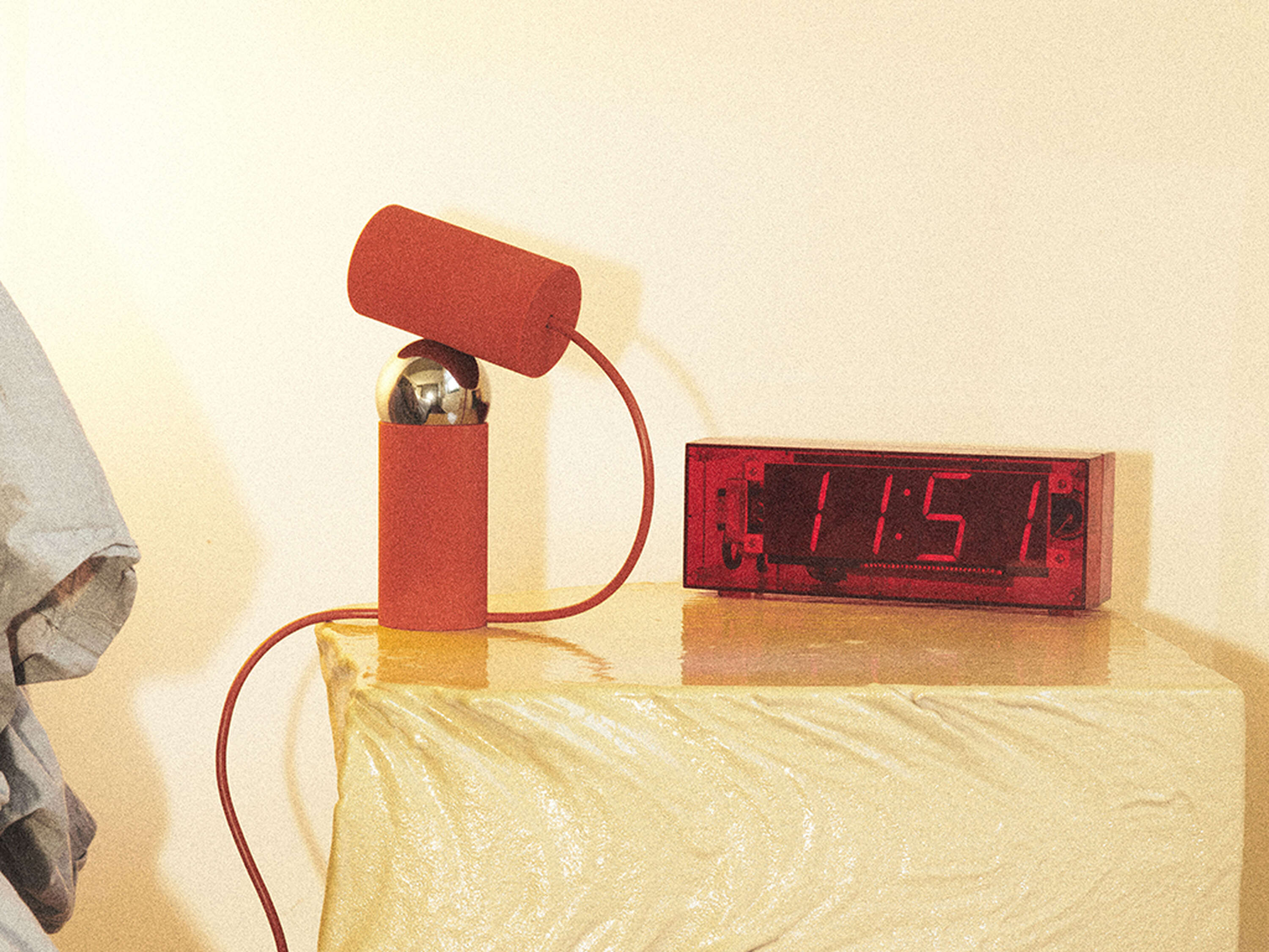 Tischlampe BILBOQUET rot-orange