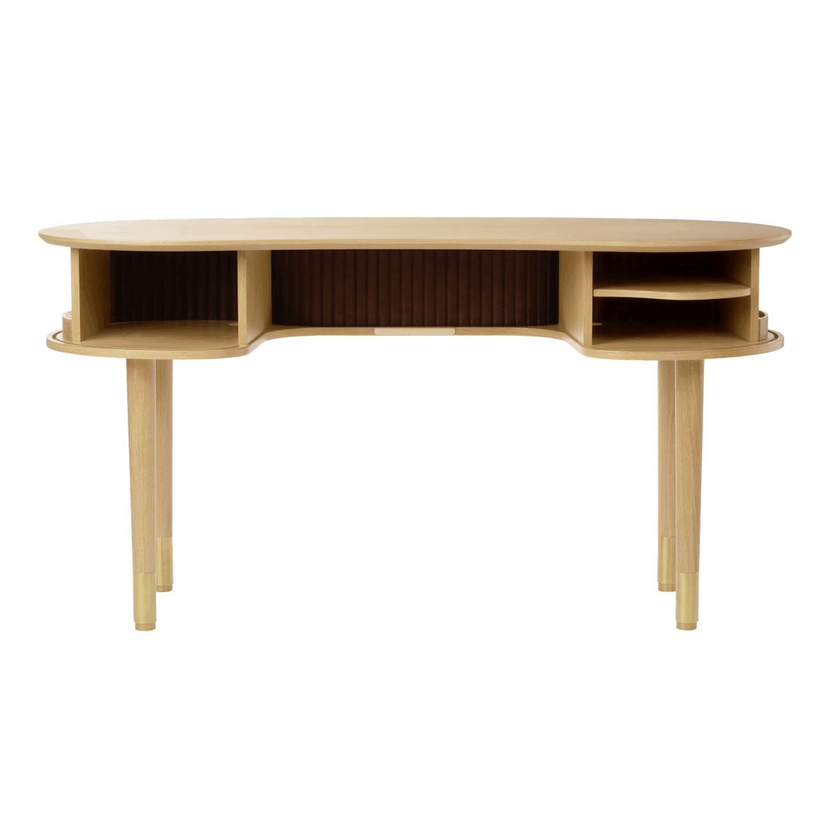 Biurko AUDACIOUS baby blue z dębem UMAGE Eye on Design