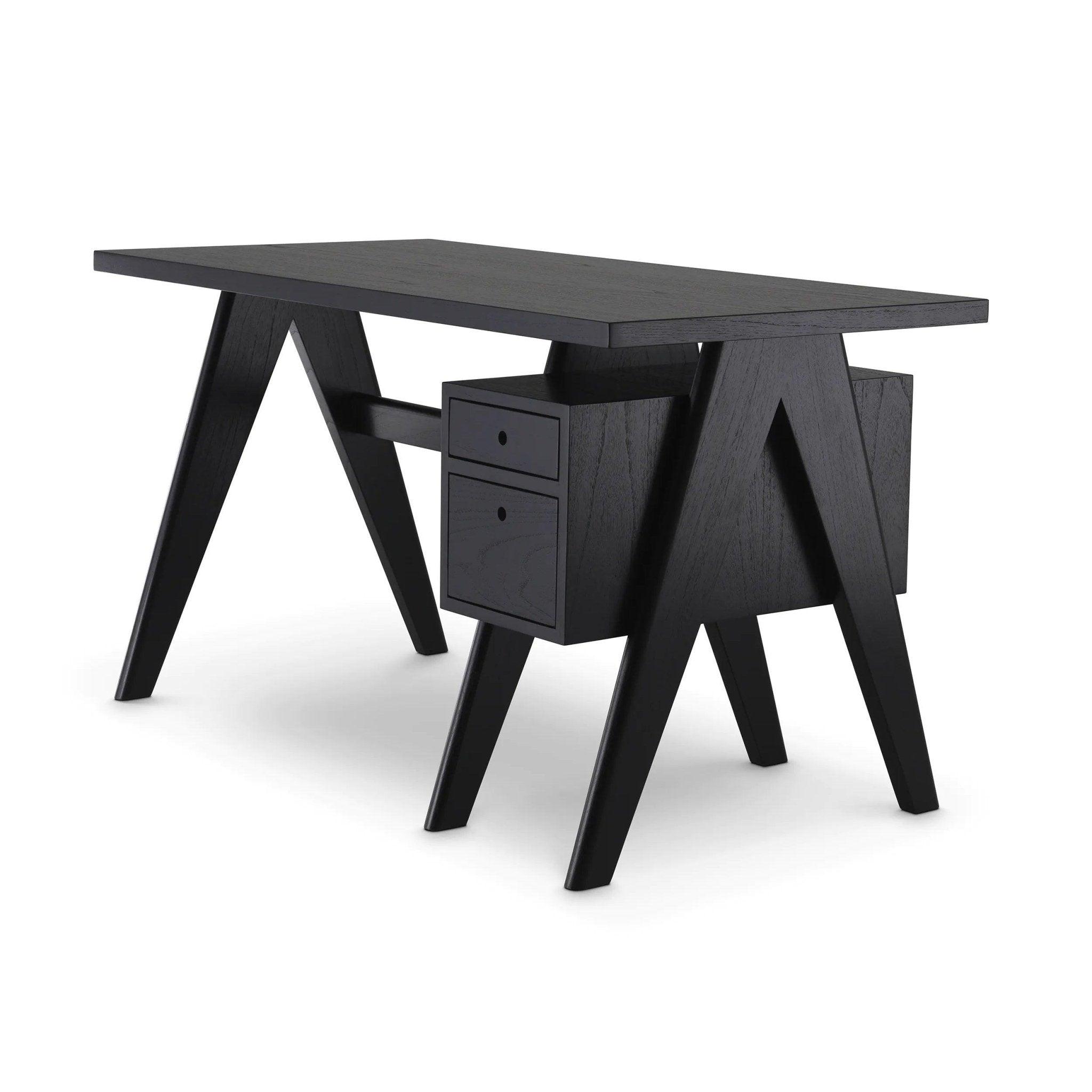 Biurko JULLIEN czarne drewno Eichholtz Eye on Design