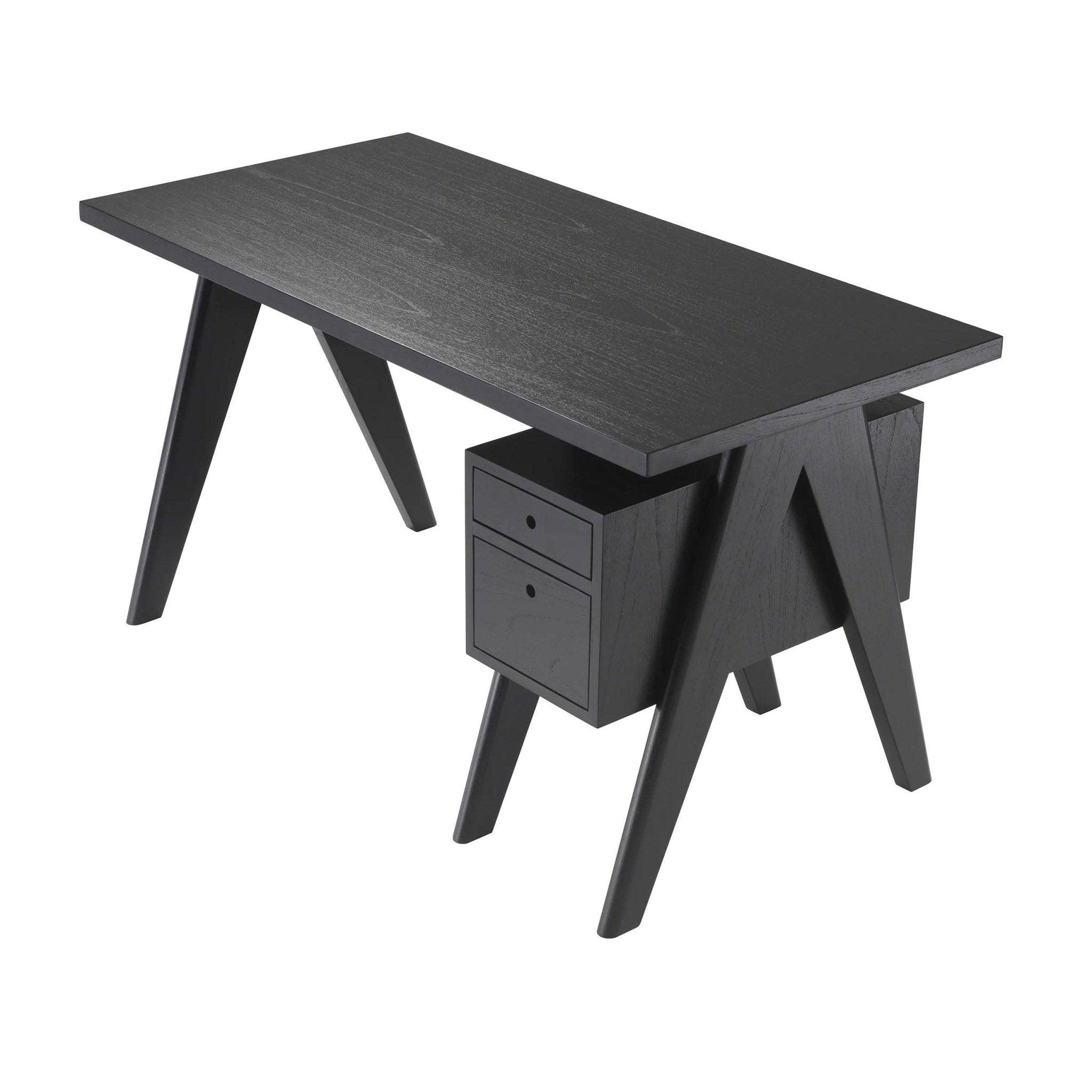 Biurko JULLIEN czarne drewno Eichholtz Eye on Design