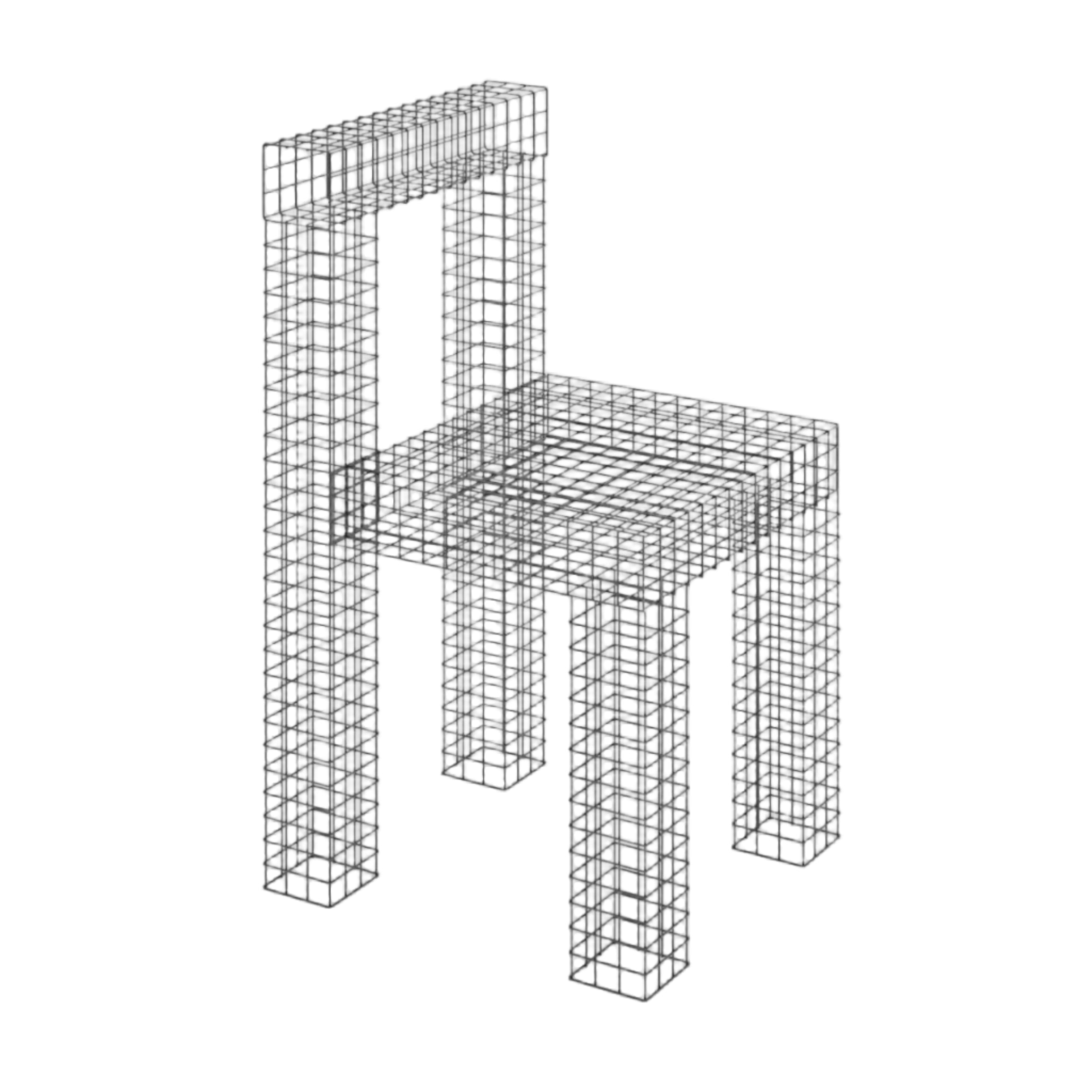 Stoel BLOK staal