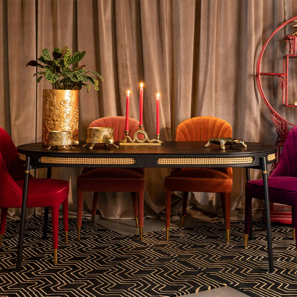 Tafel STOP DE WEBBING zwart