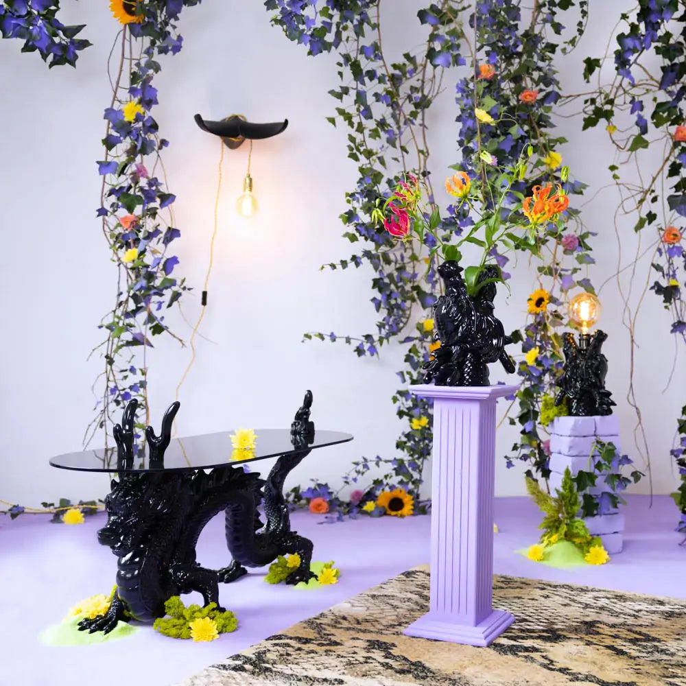 Tafellamp DRAGONIZED BASTERD zwart