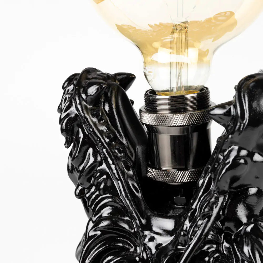 Tafellamp DRAGONIZED BASTERD zwart