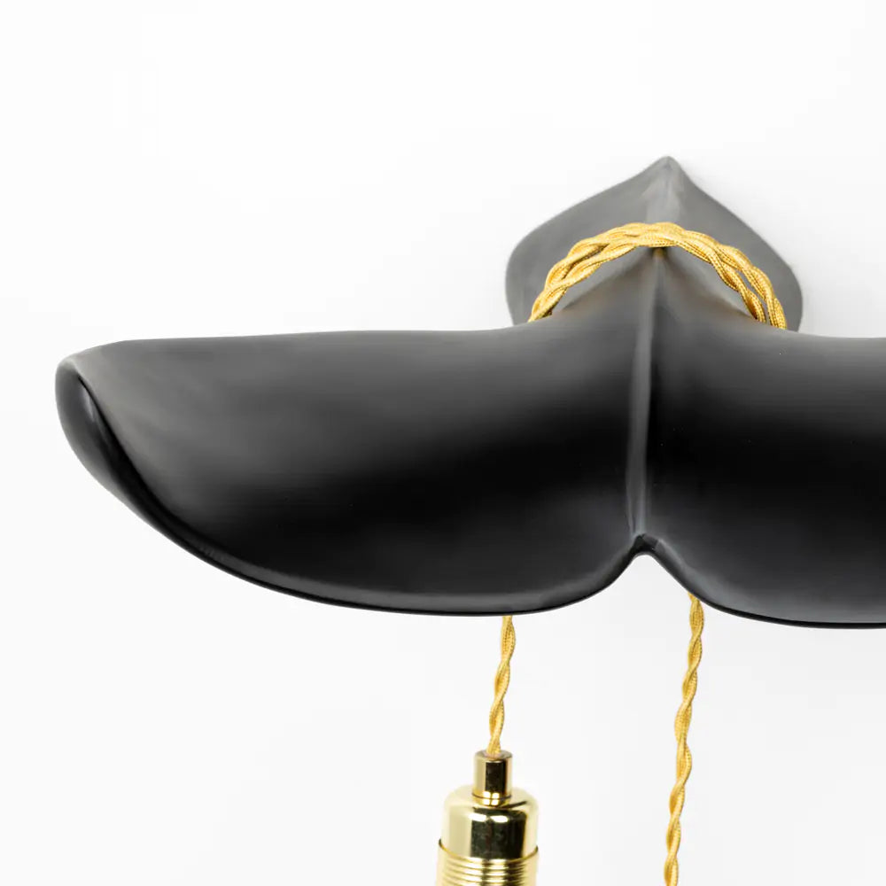 Wandlamp DE STAART VOLGT zwart