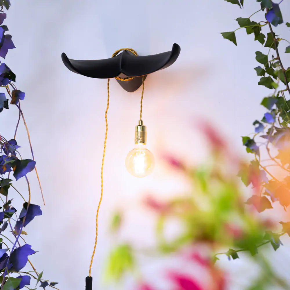 Wandlamp DE STAART VOLGT zwart