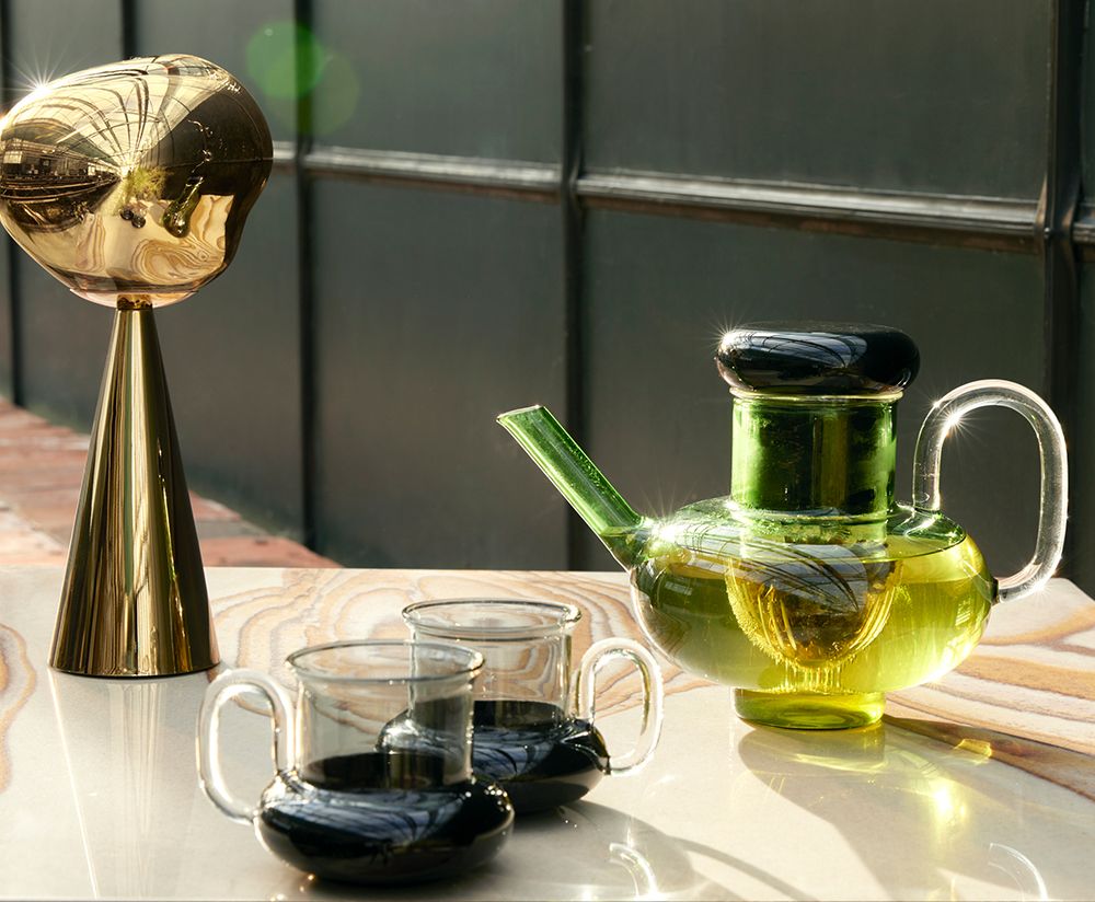 Teetassen-Set BUMP aus Glas
