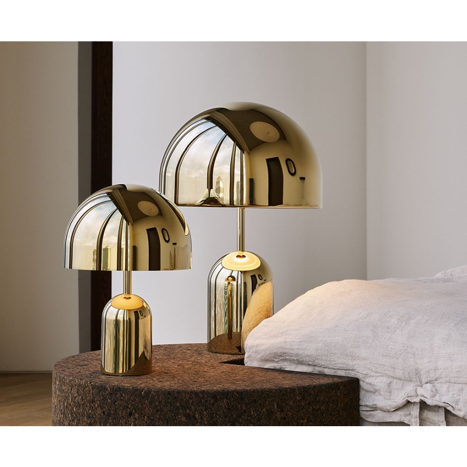 Glocke Goldtischlampe