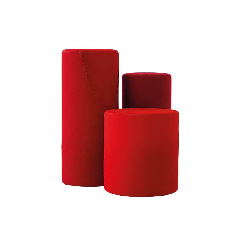 Puf B.TRI gestoffeerd