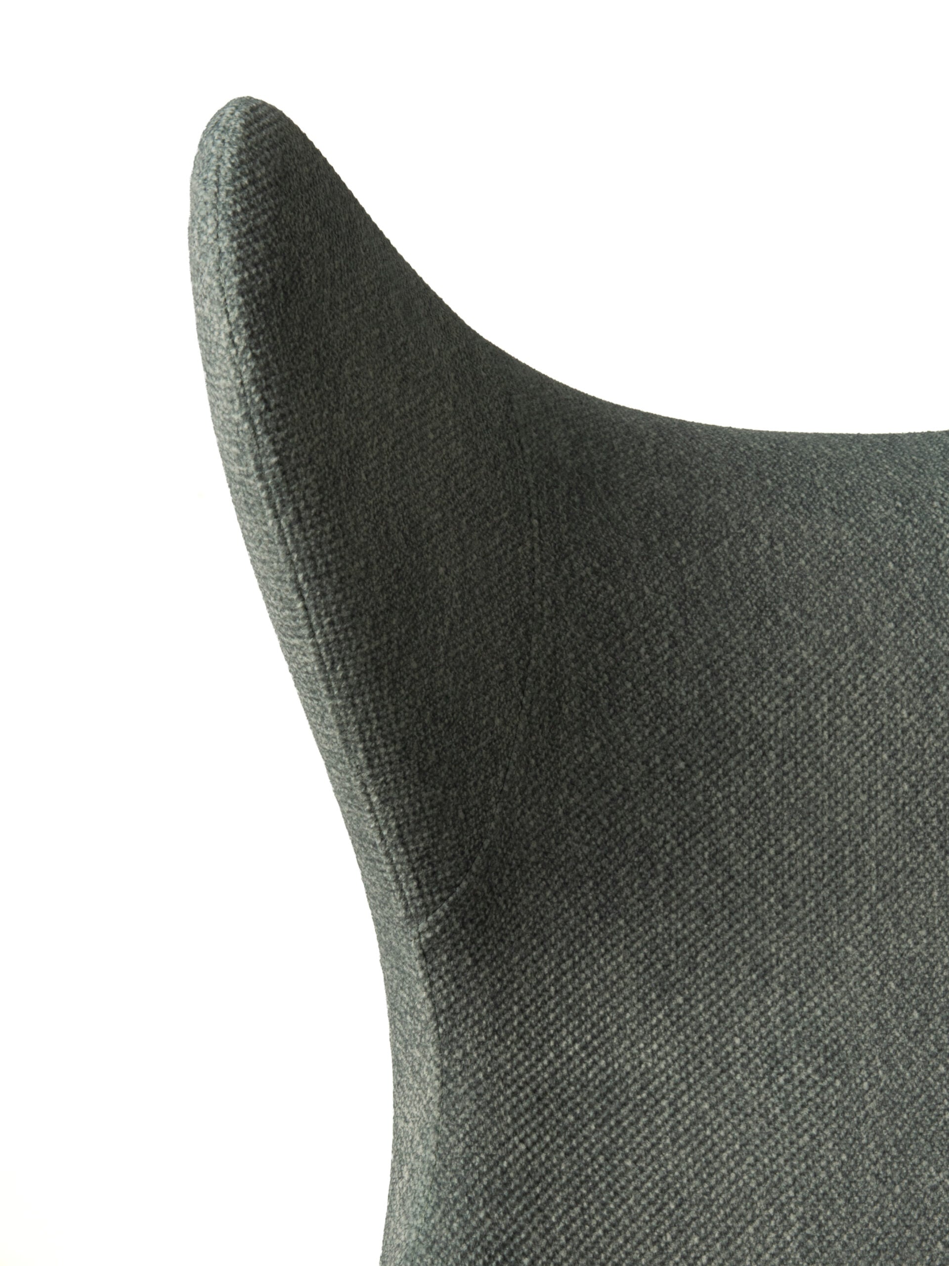 Fauteuil BUTTERFLY gestoffeerd met houten basis