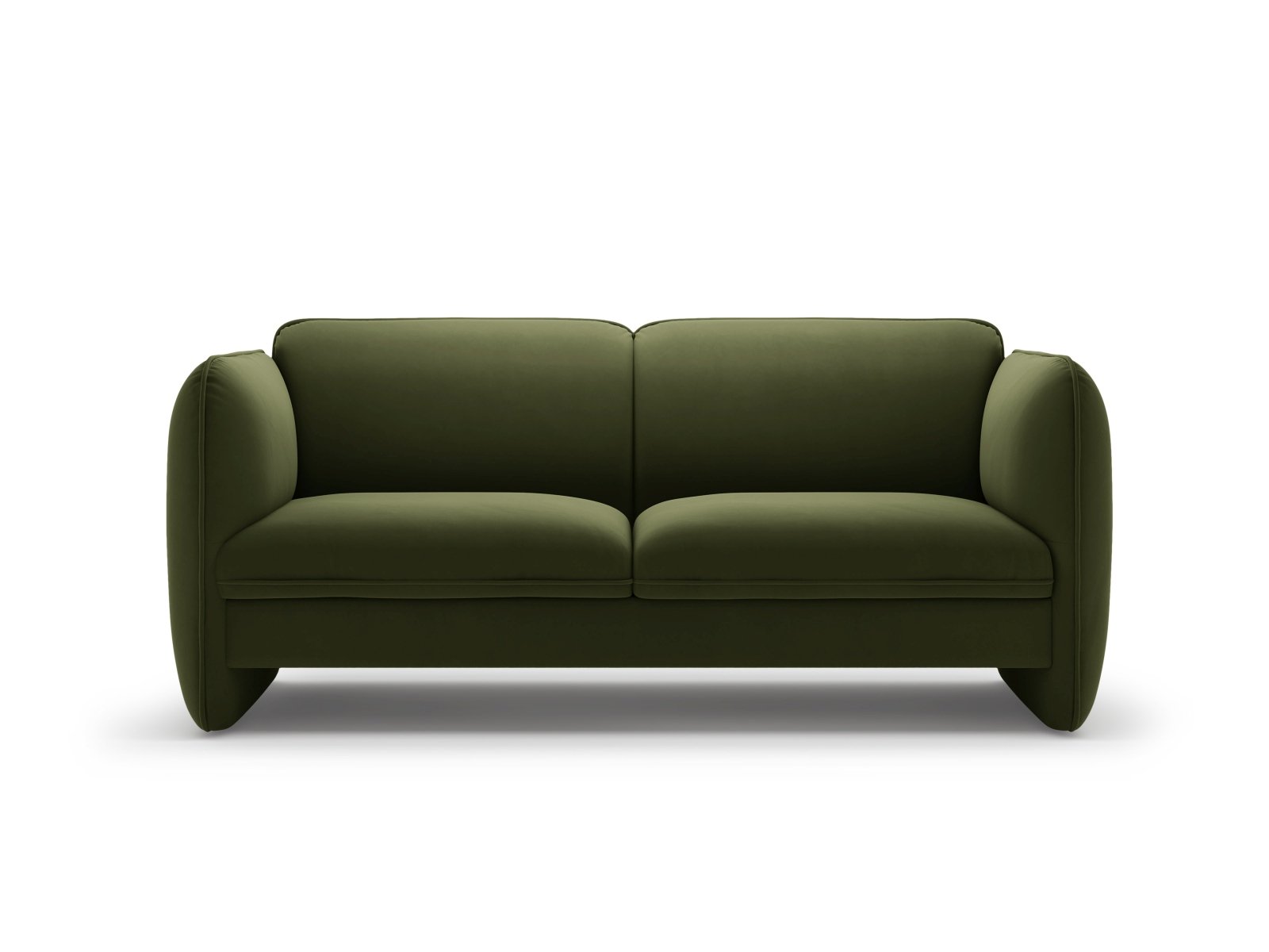 Velvet 2-Seater Sofa GEORGIA Green