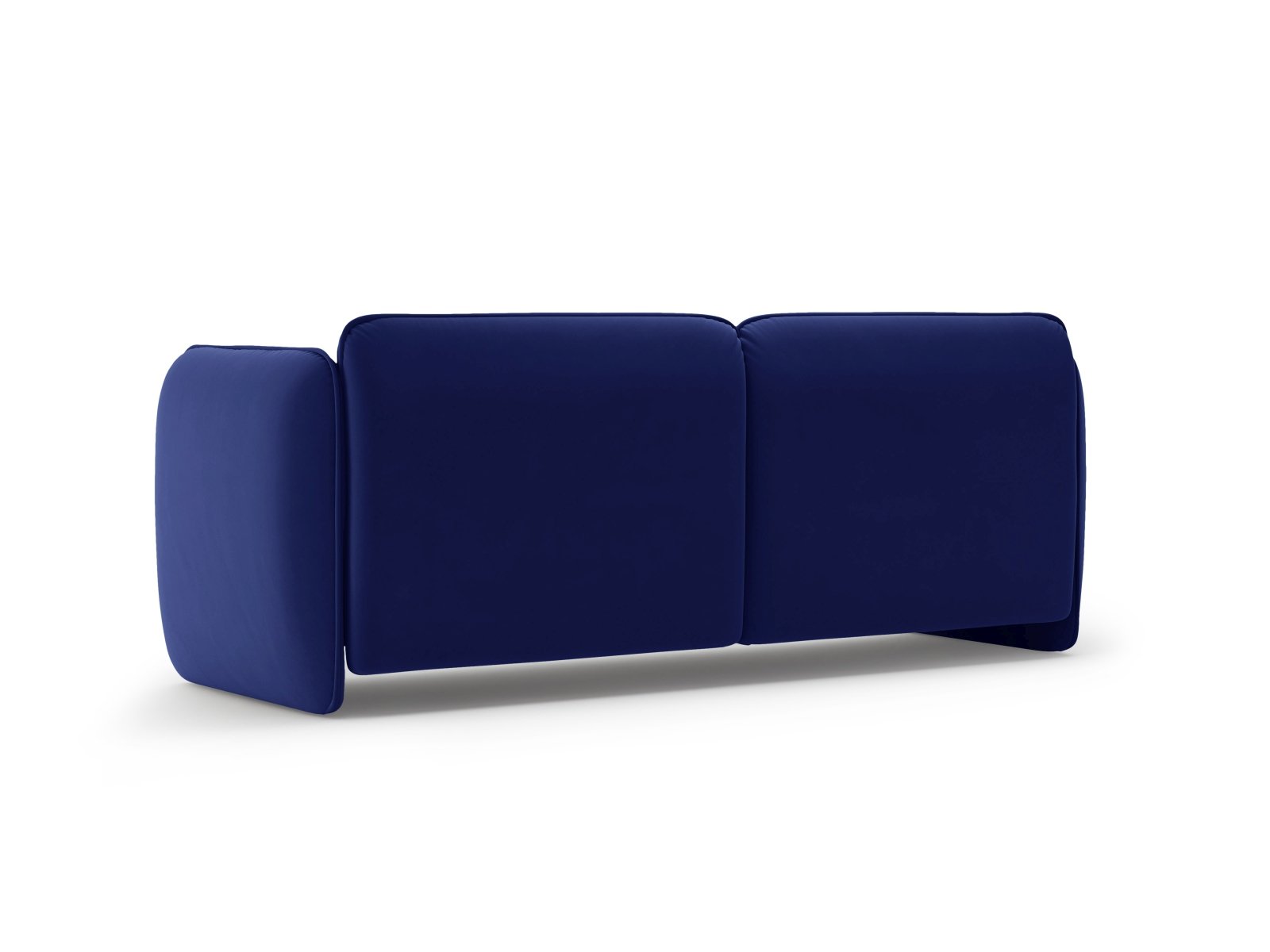 Sofa van fluweel 3-zits GEORGIA kobaltblauw