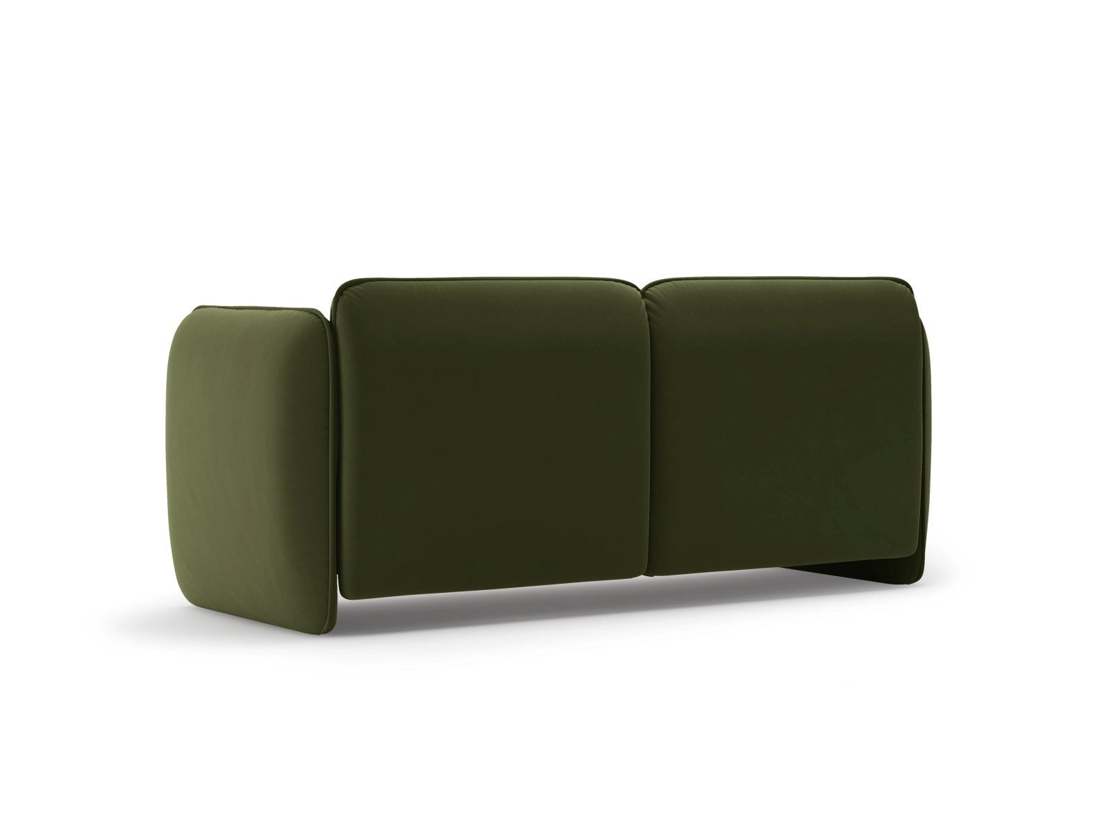 Velvet 2-Seater Sofa GEORGIA Green