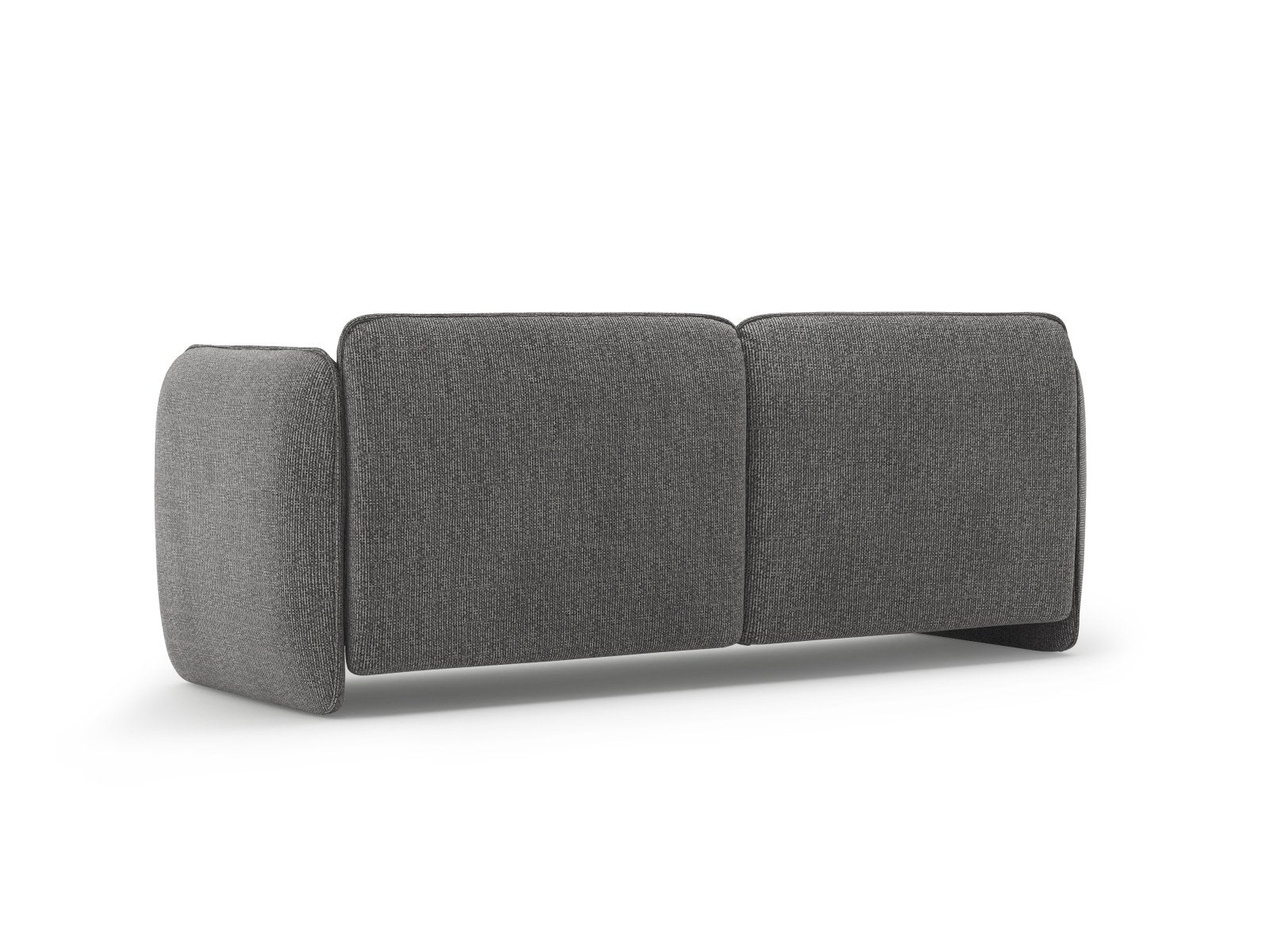 3-seater Sofa GEORGIA dark gray chenille