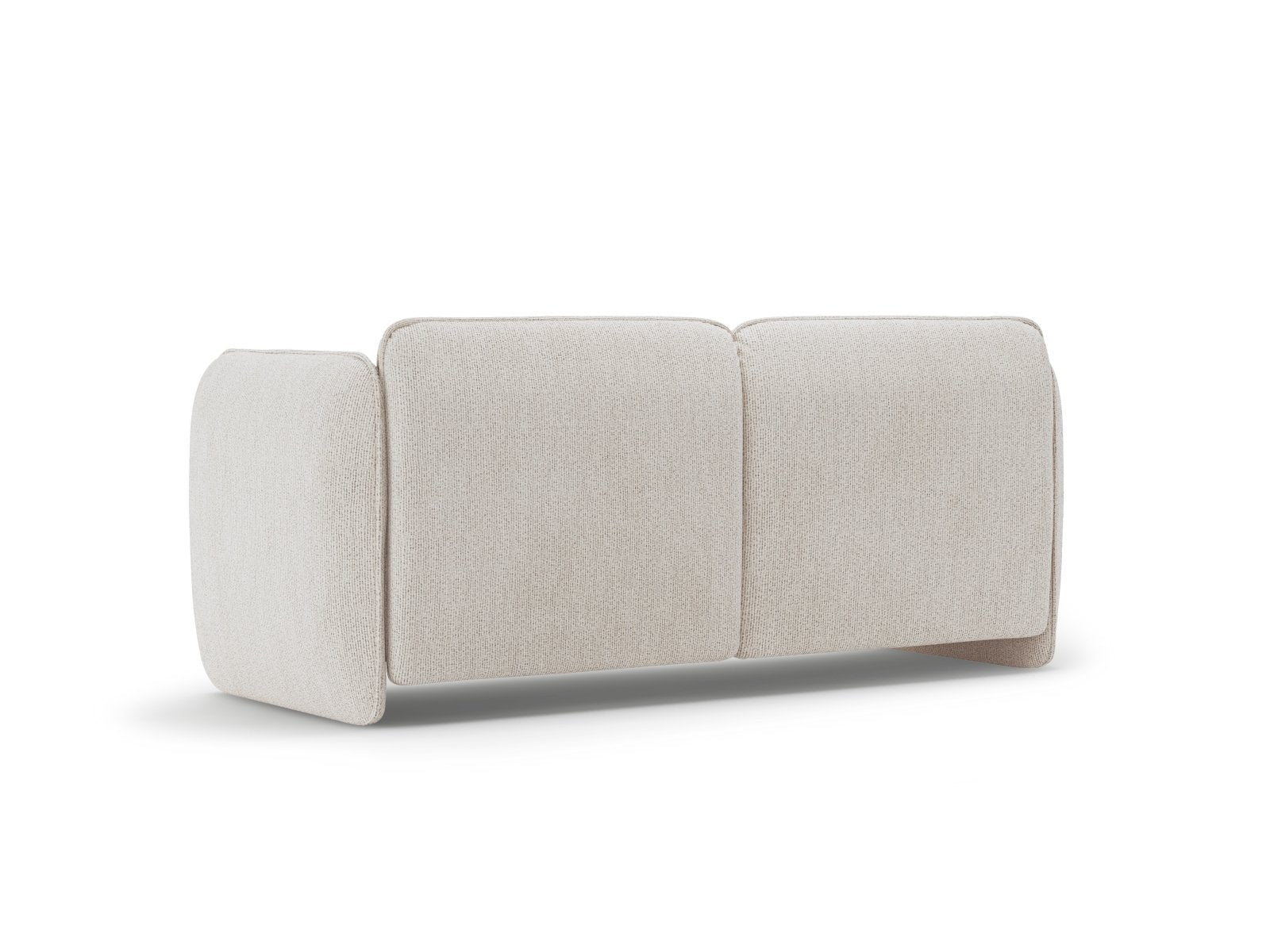 Sofa 2-zits GEORGIA lichtbeige chenille