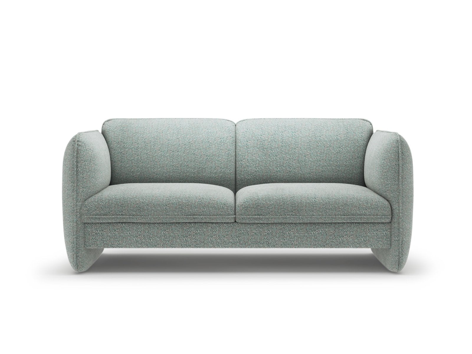 Sofa 2-zits GEORGIA lichtblauw chenille
