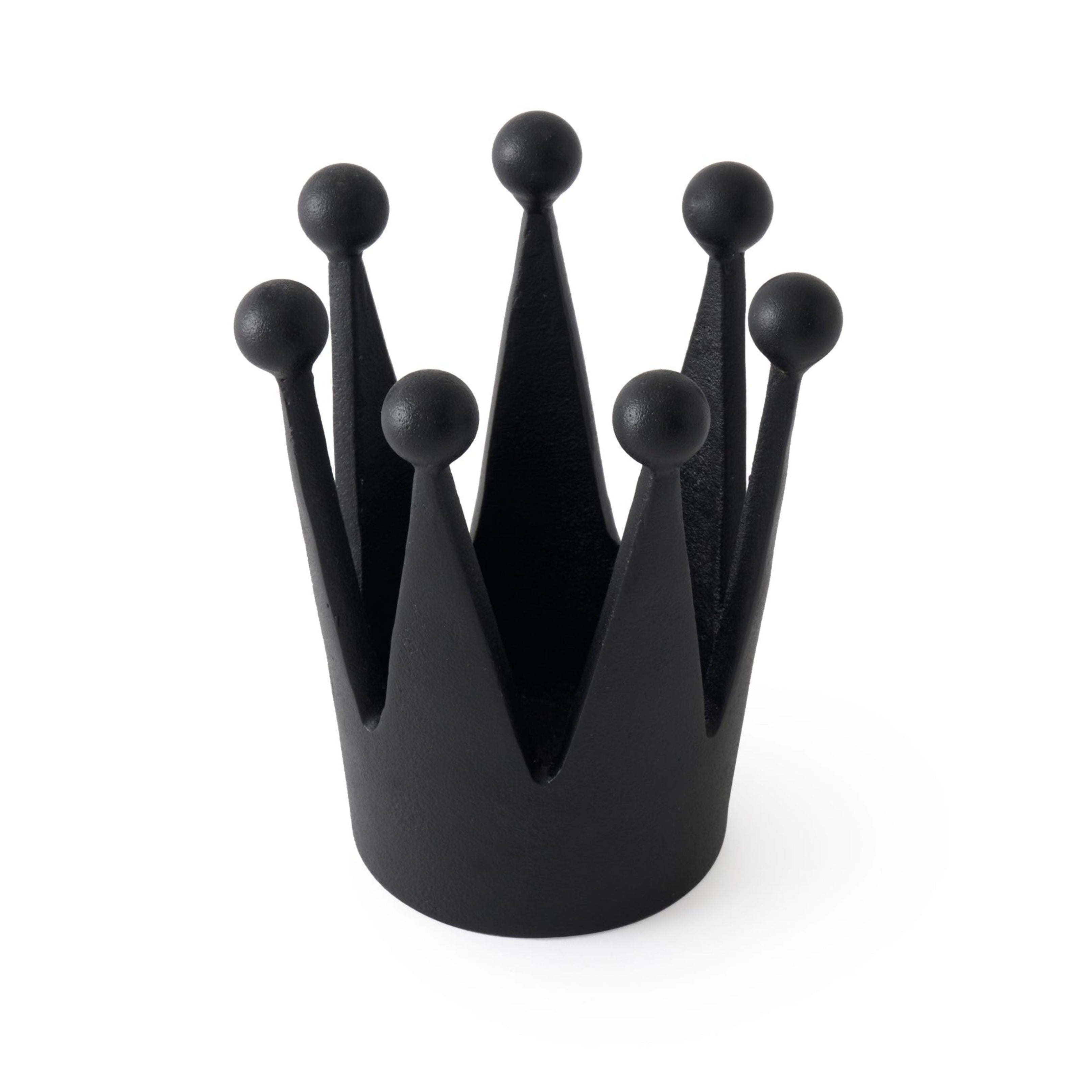 Dekoration CAST CROWN schwarz
