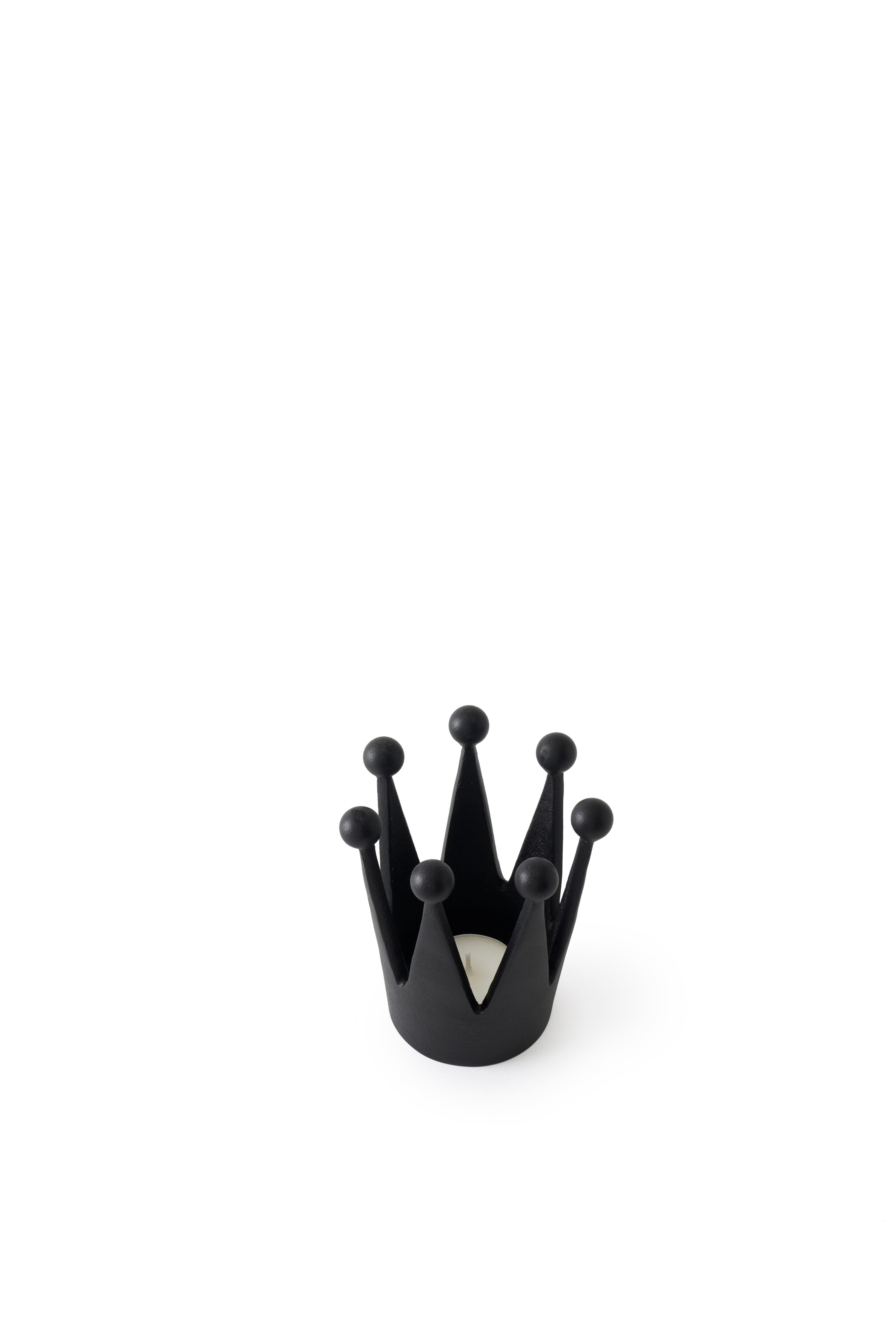 Dekoration CAST CROWN schwarz
