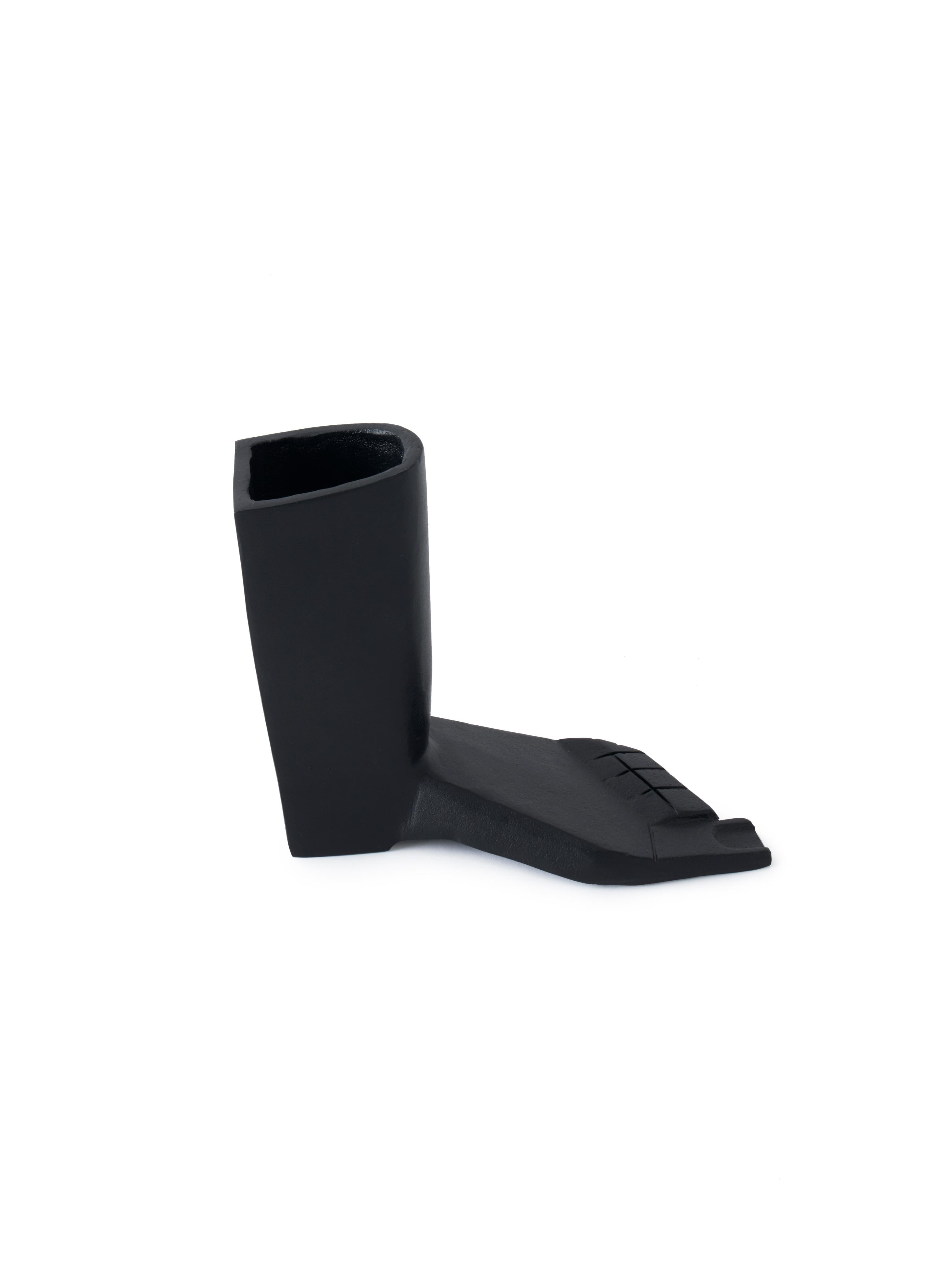 CAST FOOT decoratie zwart